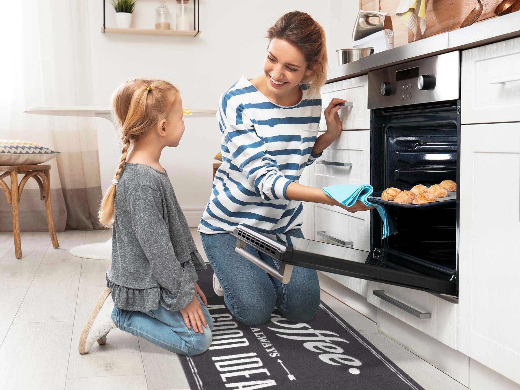 Primaflor-Ideen in Textil Keukenloper GOOD IDEA met een opschrift, antislip, wasbaar, keuken