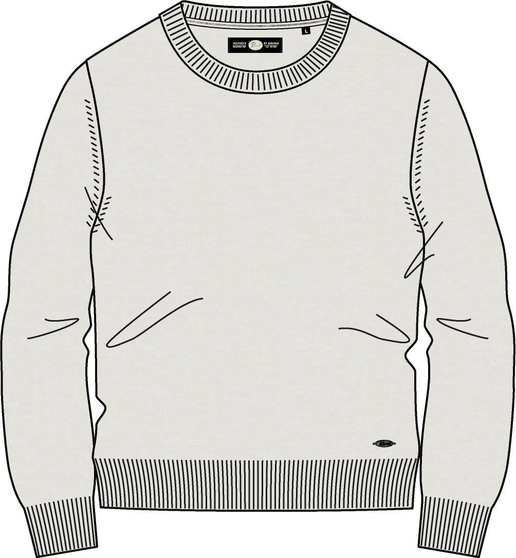 Petrol Industries Trui met ronde hals Round Neck Basic