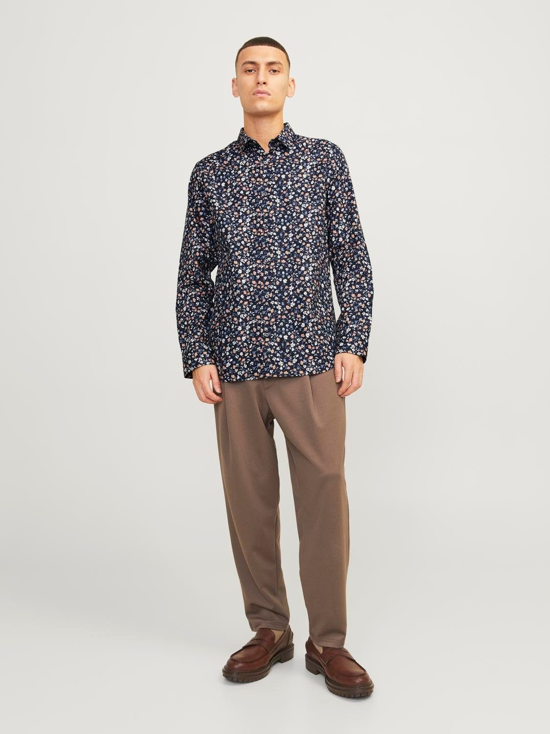 Jack & Jones Overhemd met lange mouwen JPRBLANORDIC PRINT SHIRT L/S SN