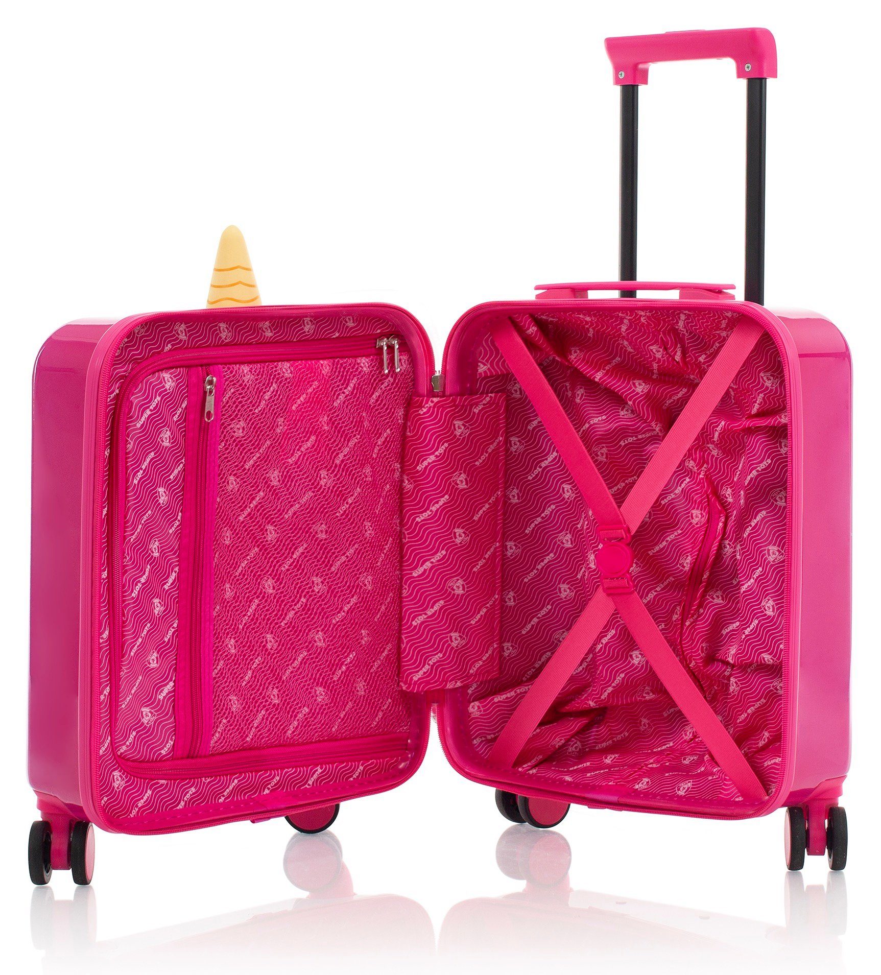 Heys Kofferset Super Tots, 46 cm, Eenhoorn Heys x Joachim Llambi kindertrolley kinder reisbagage (set, 2-delig, Kinderkoffer en rugzak)