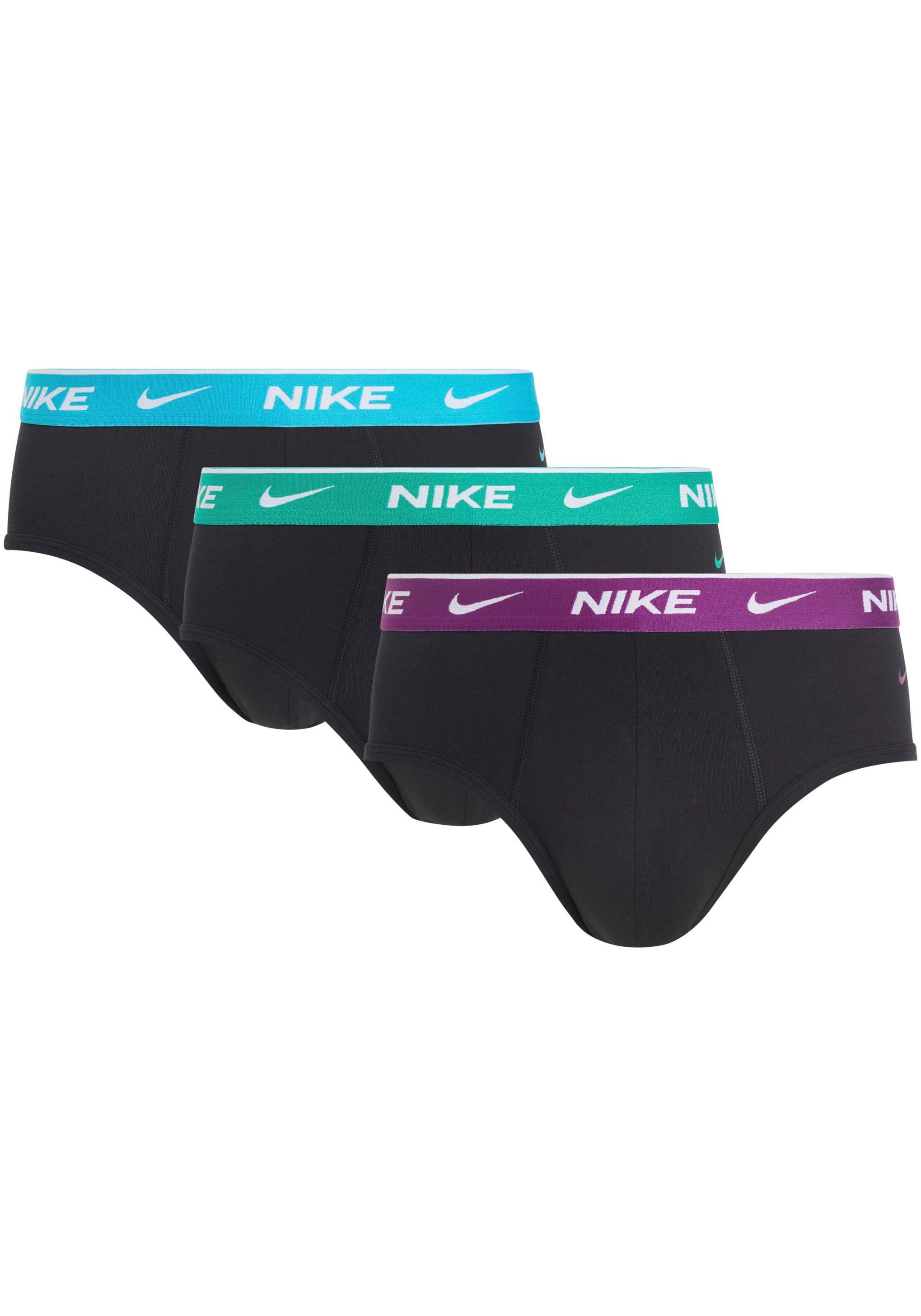 NIKE Underwear Slip BRIEF 3PK met elastische logo-band (3 stuks, Set van 3)