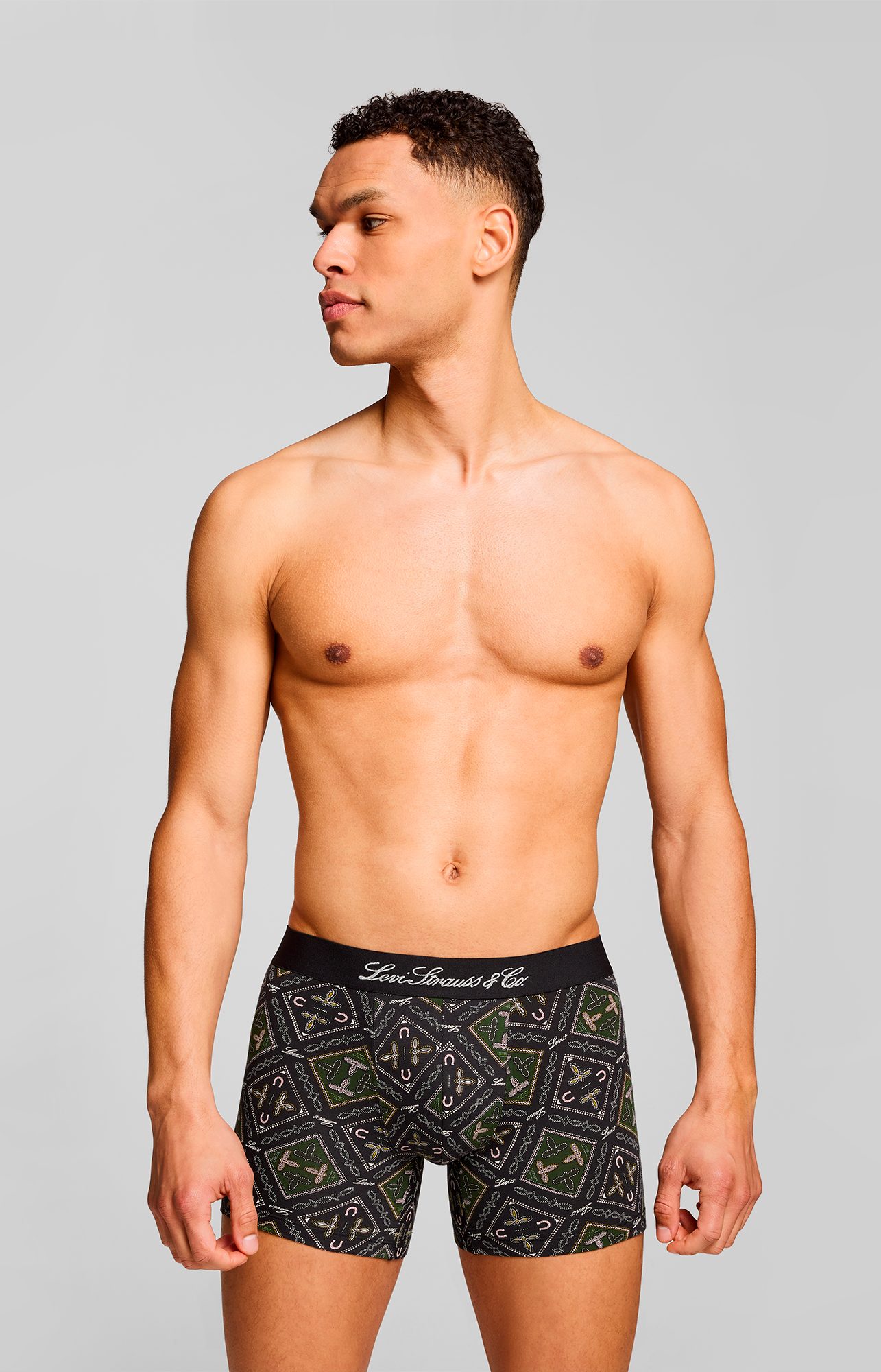 Levi's® Boxershort LEVIS MEN WESTERN AOP BOXER BRIEF 2P (Set van 2)
