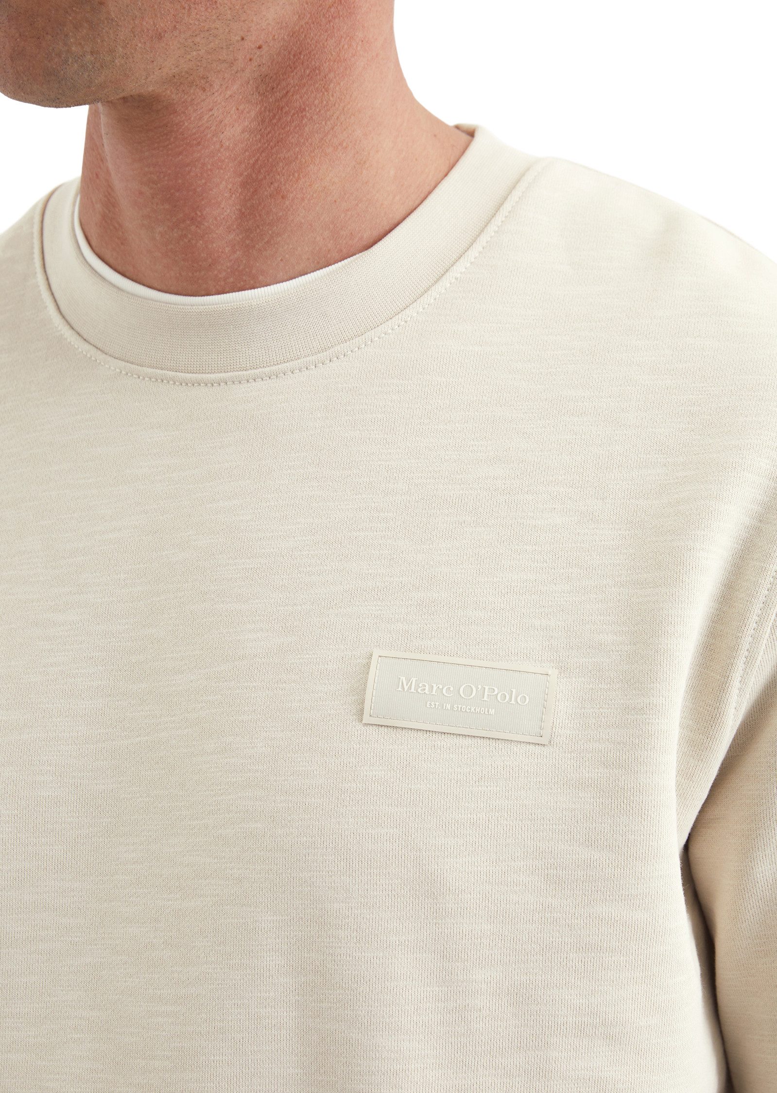 Marc O'Polo Sweatshirt met licht onregelmatige slub-sweatstructuur