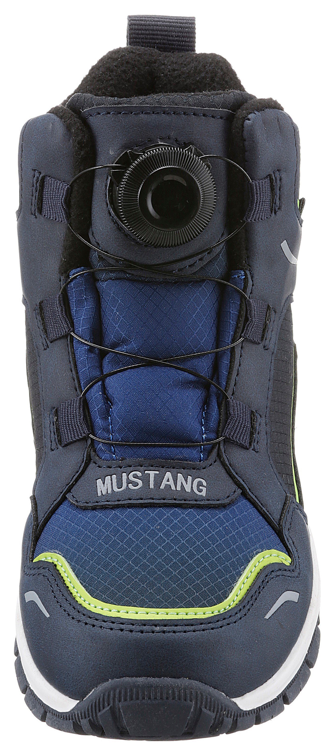 Mustang Shoes Winterlaarzen , winterenkellaarsjes, snowboots met snel sluiting en tex