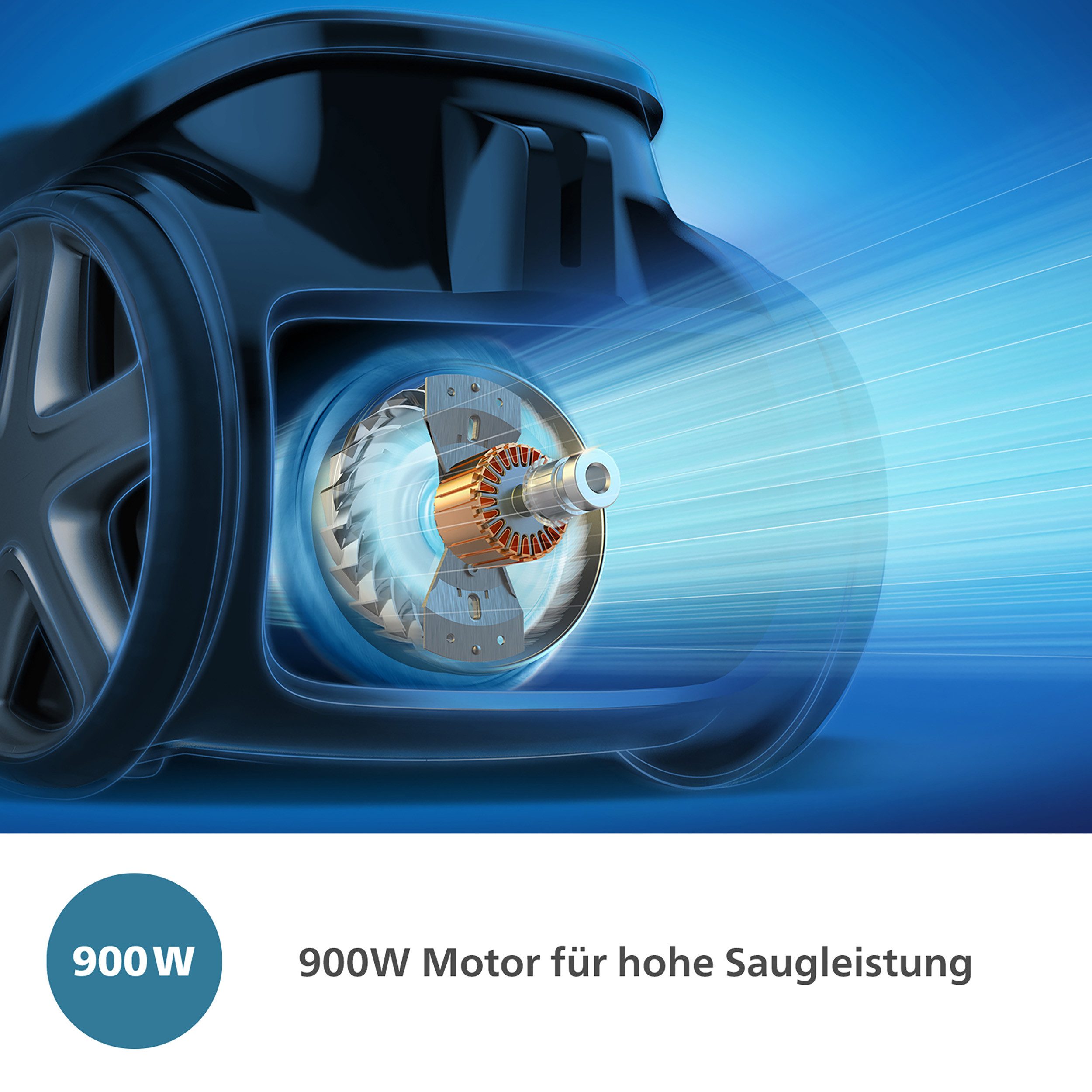 Philips Stofzuiger XD6142/12 6000 Serie, de dierenliefhebber met speciale mini-diermondstuk