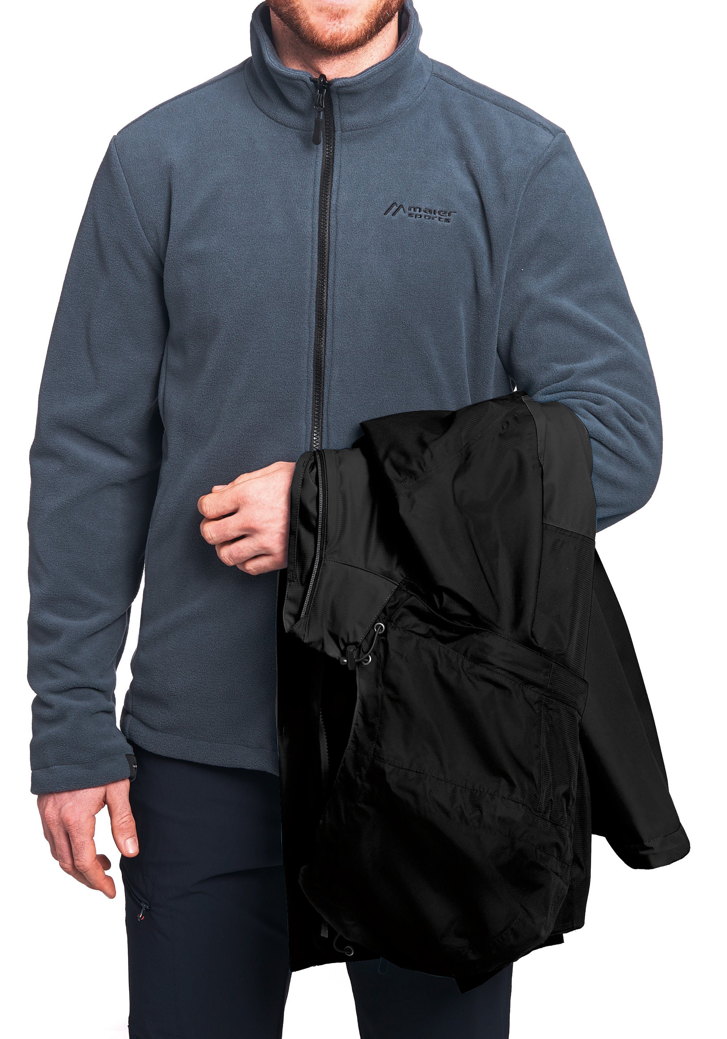 Maier Sports Functioneel jack Gregale DJ M Herenwandeljack waterdicht, outdoorjack met capuchon