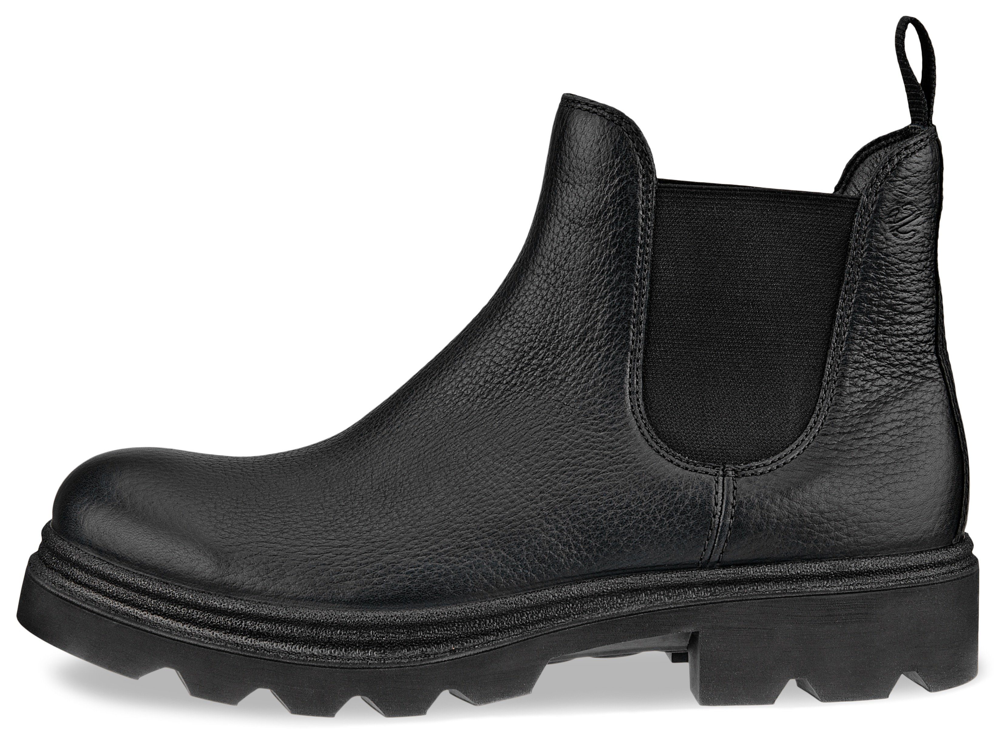 Ecco Chelsea-boots GRAINER M met aan beide zijden stretch