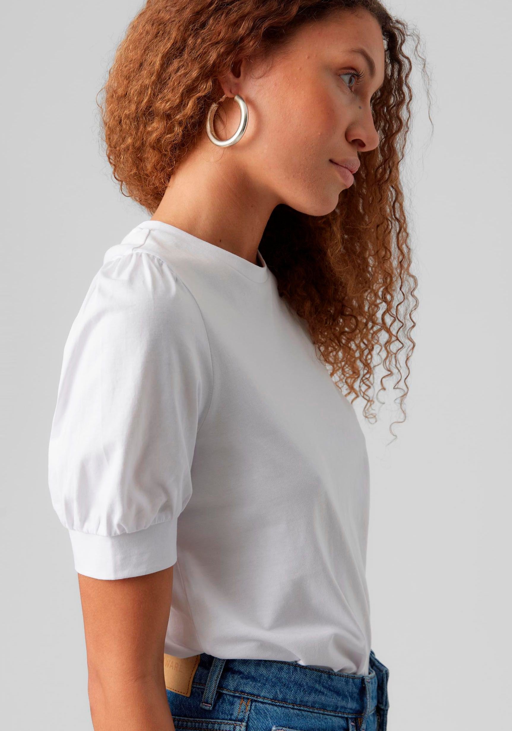 Vero Moda T-shirt VMKERRY 2/4 O-NECK TOP VMA JRS NOOS