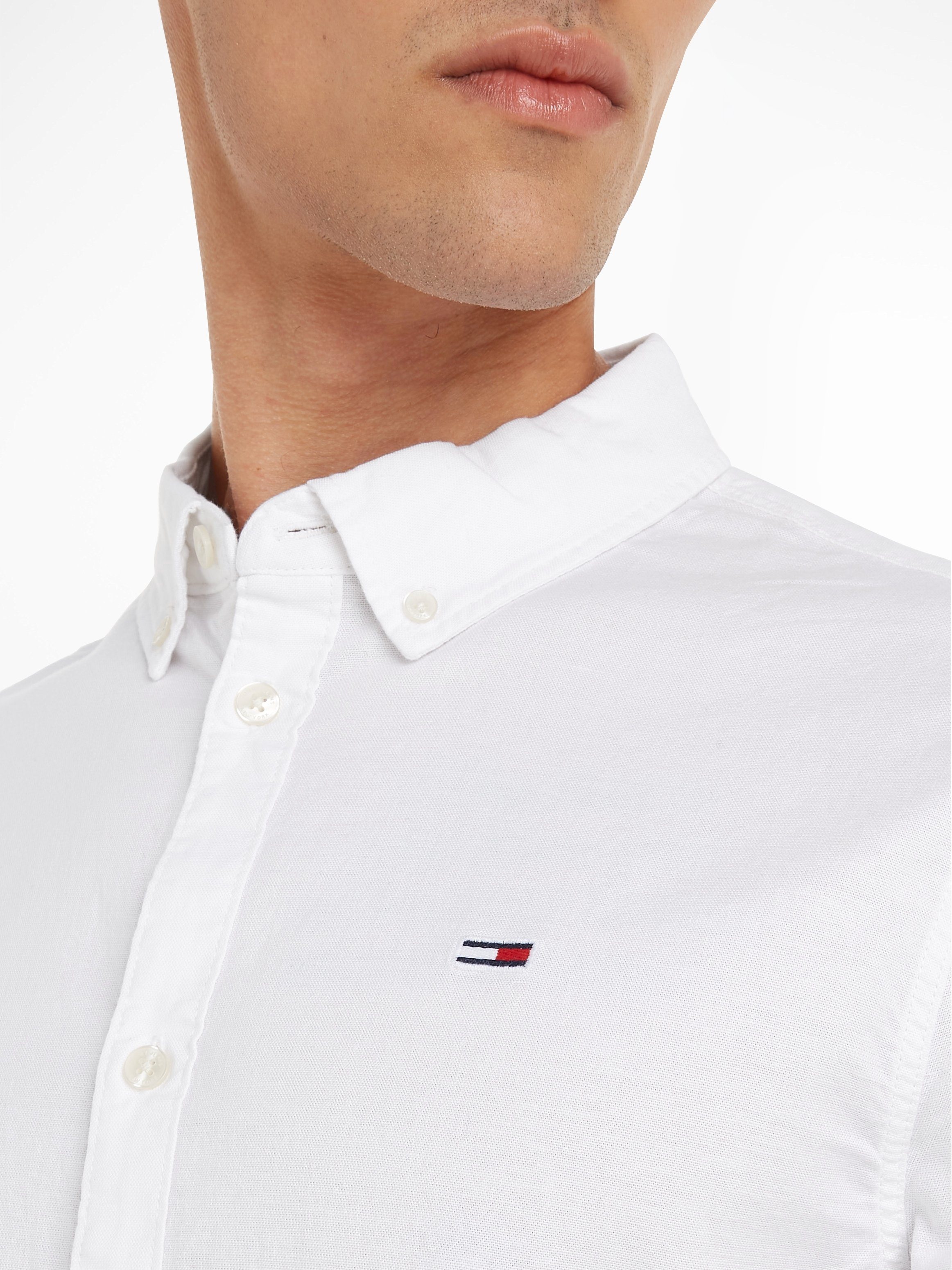 TOMMY JEANS Overhemd met lange mouwen TJM SLIM STRETCH OXFORD SHIRT