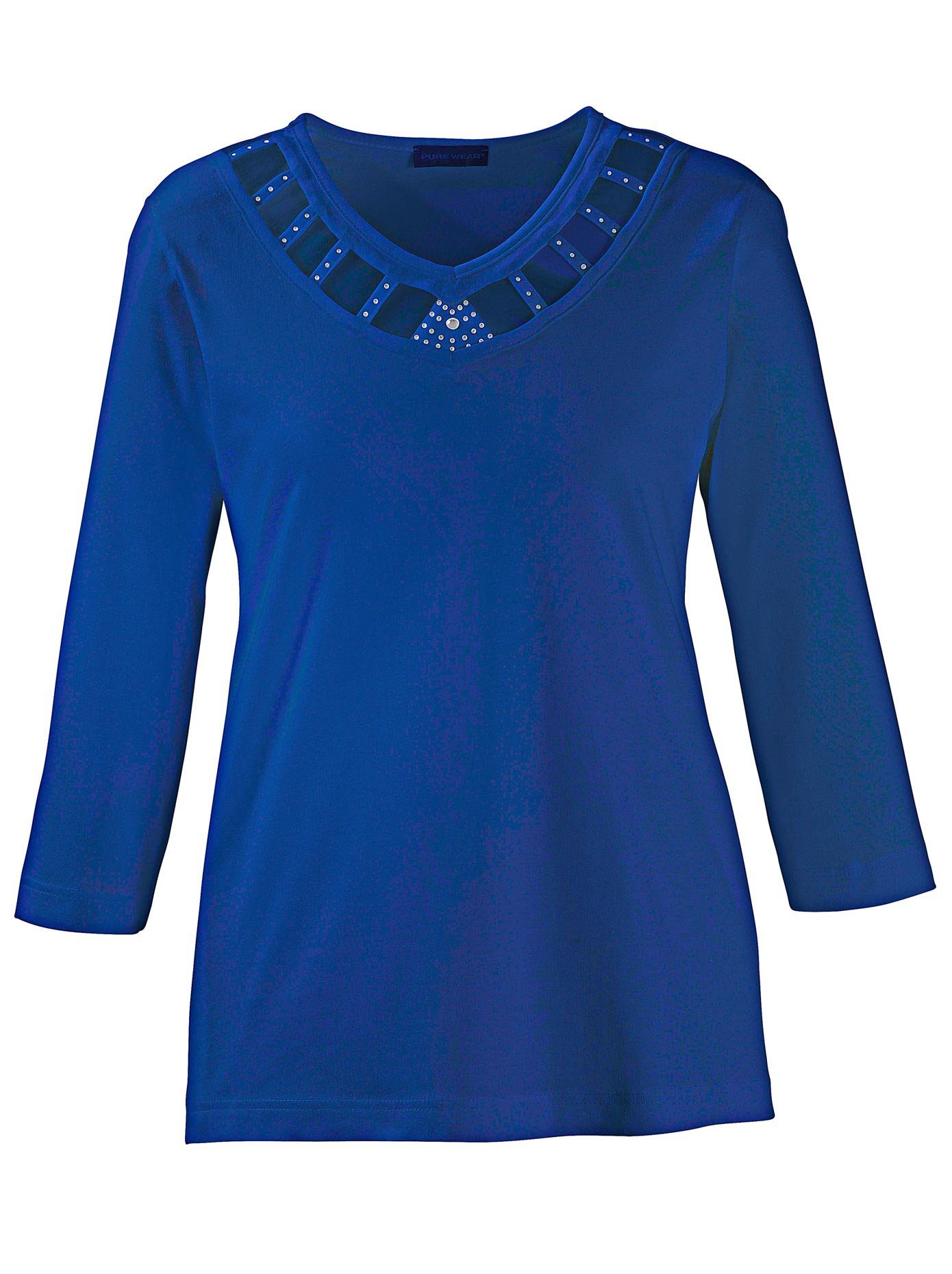 Lady Shirt met 3/4-mouwen Shirt (1-delig)