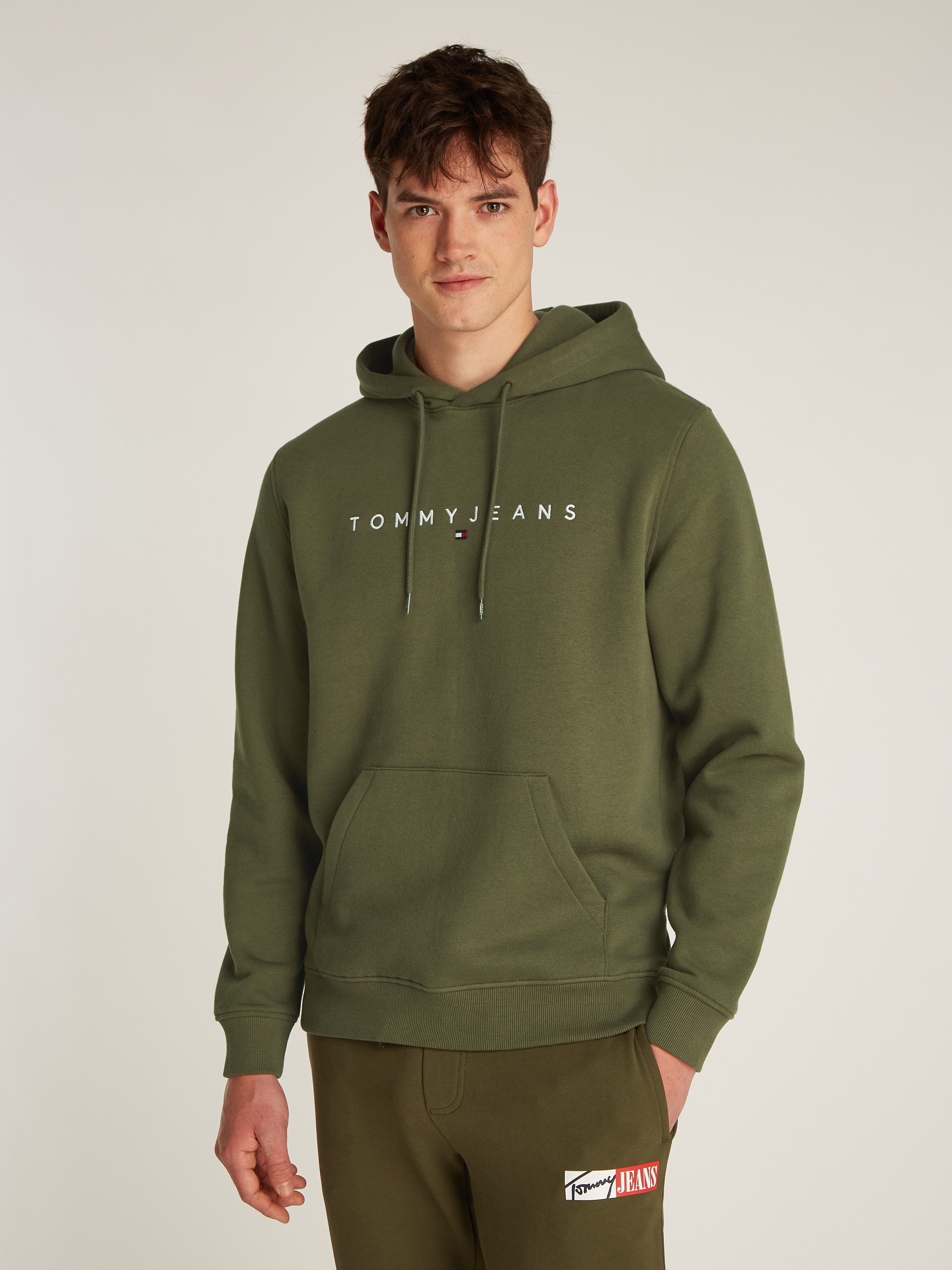 Tommy Jeans Plus Hoodie TJM REG LINEAR LOGO HOODIE EXT