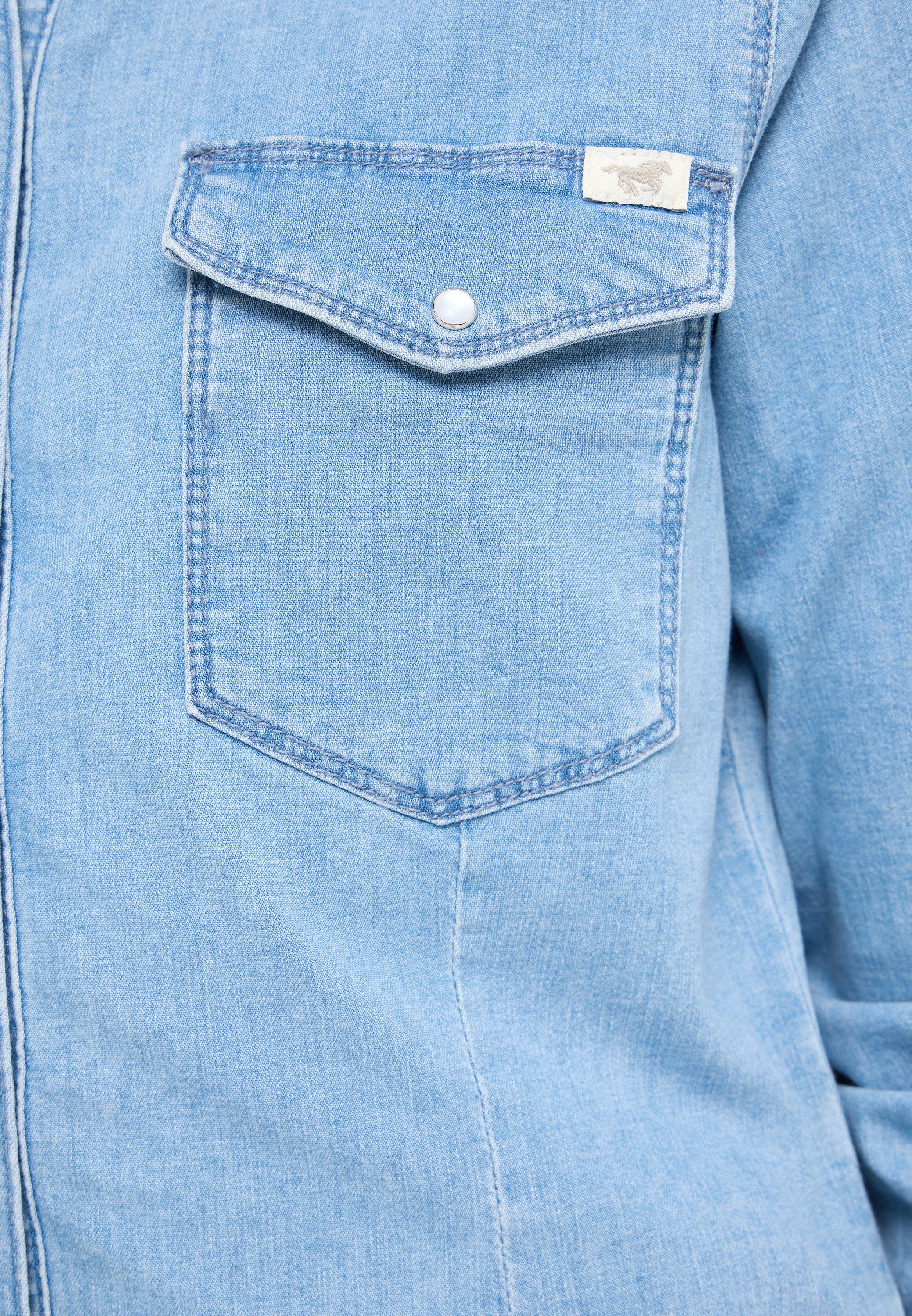 MUSTANG Overhemdblouse Dames Stijl Cody Denim Shirt