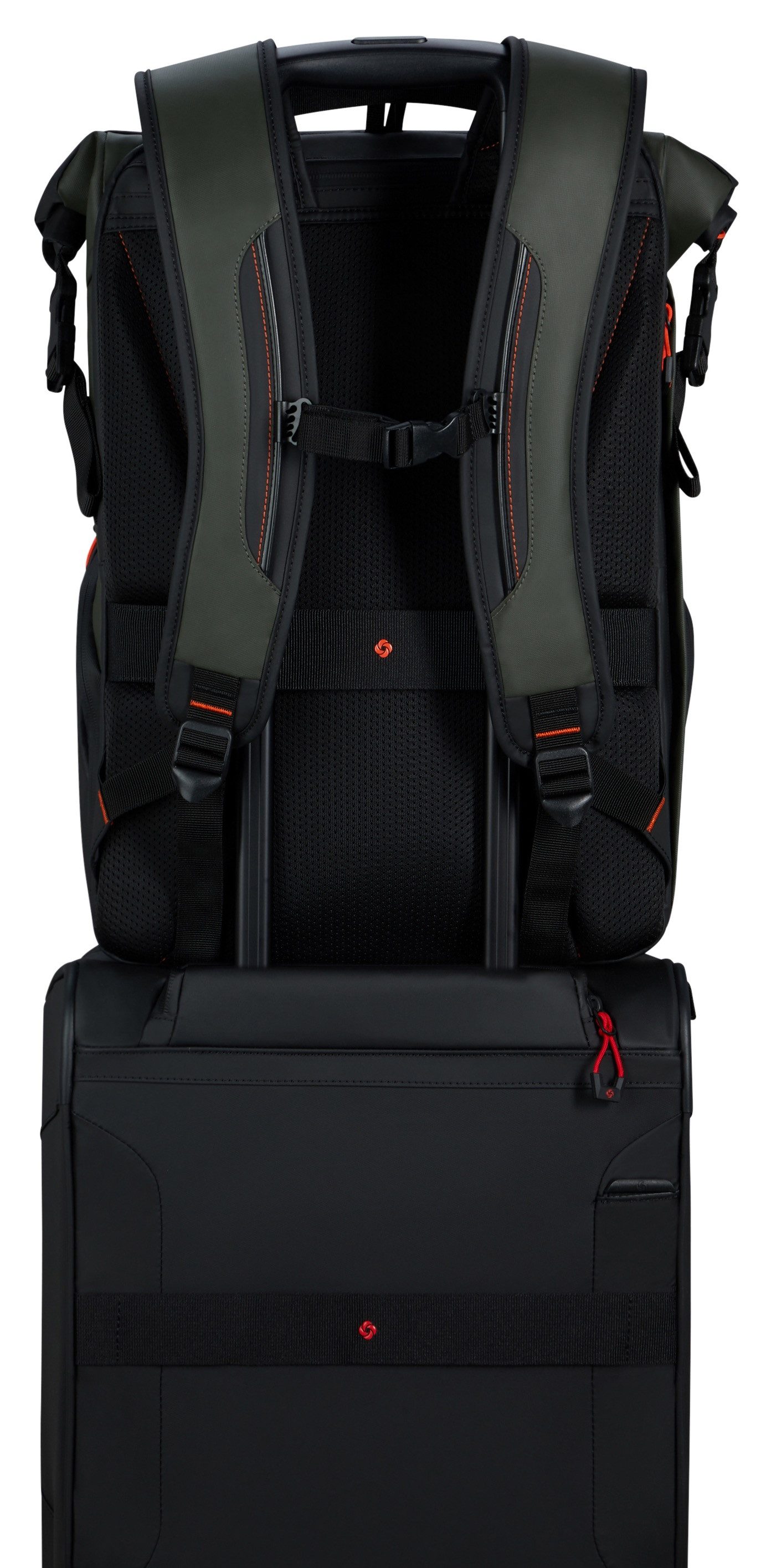 Samsonite Rugzak ECODIVER L Vrijetijdsrugzak laptoprugzak trolley-opsteeksysteem rolltop backpack