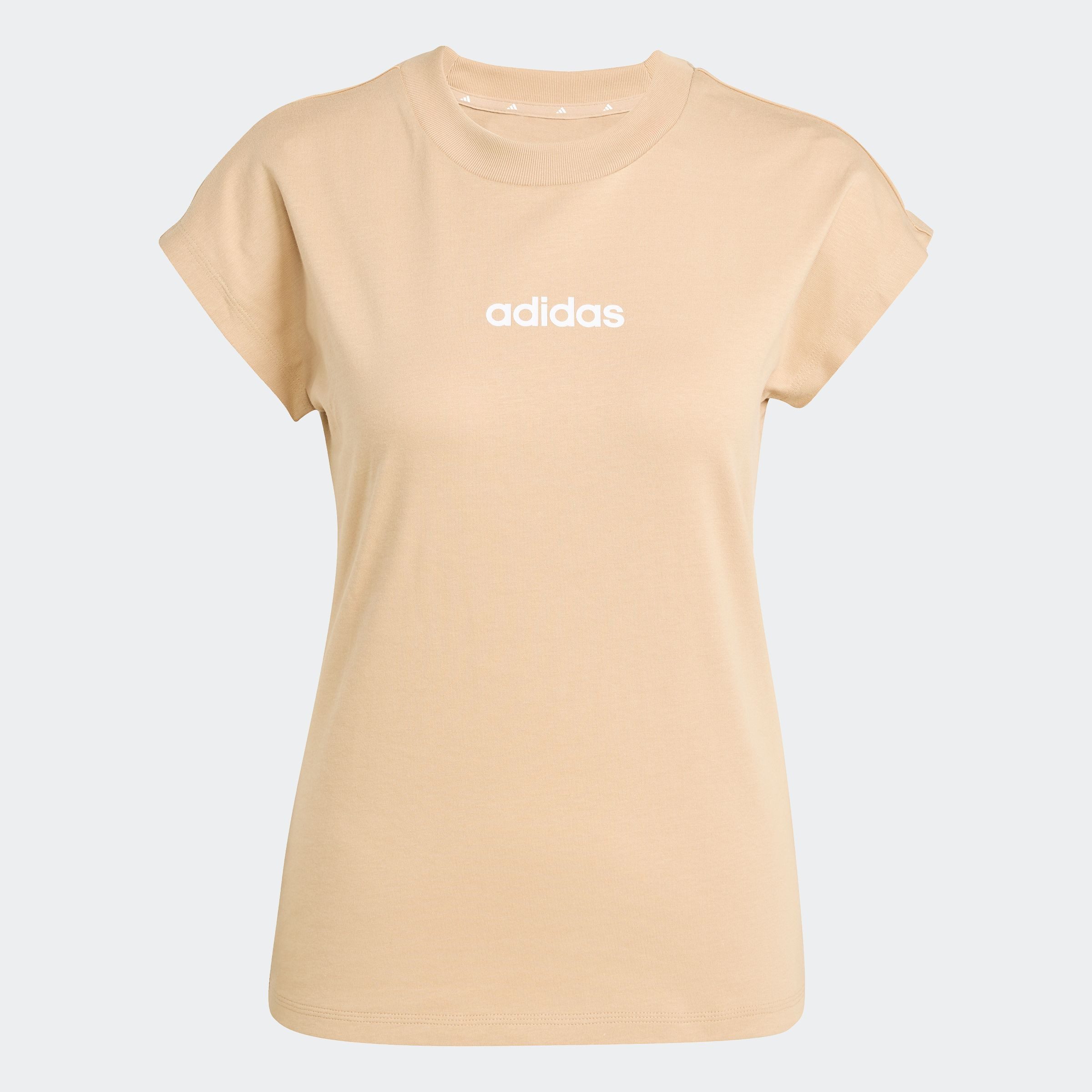 adidas Sportswear T-shirt W LIN SJ T Basic T-shirt van zacht materiaal