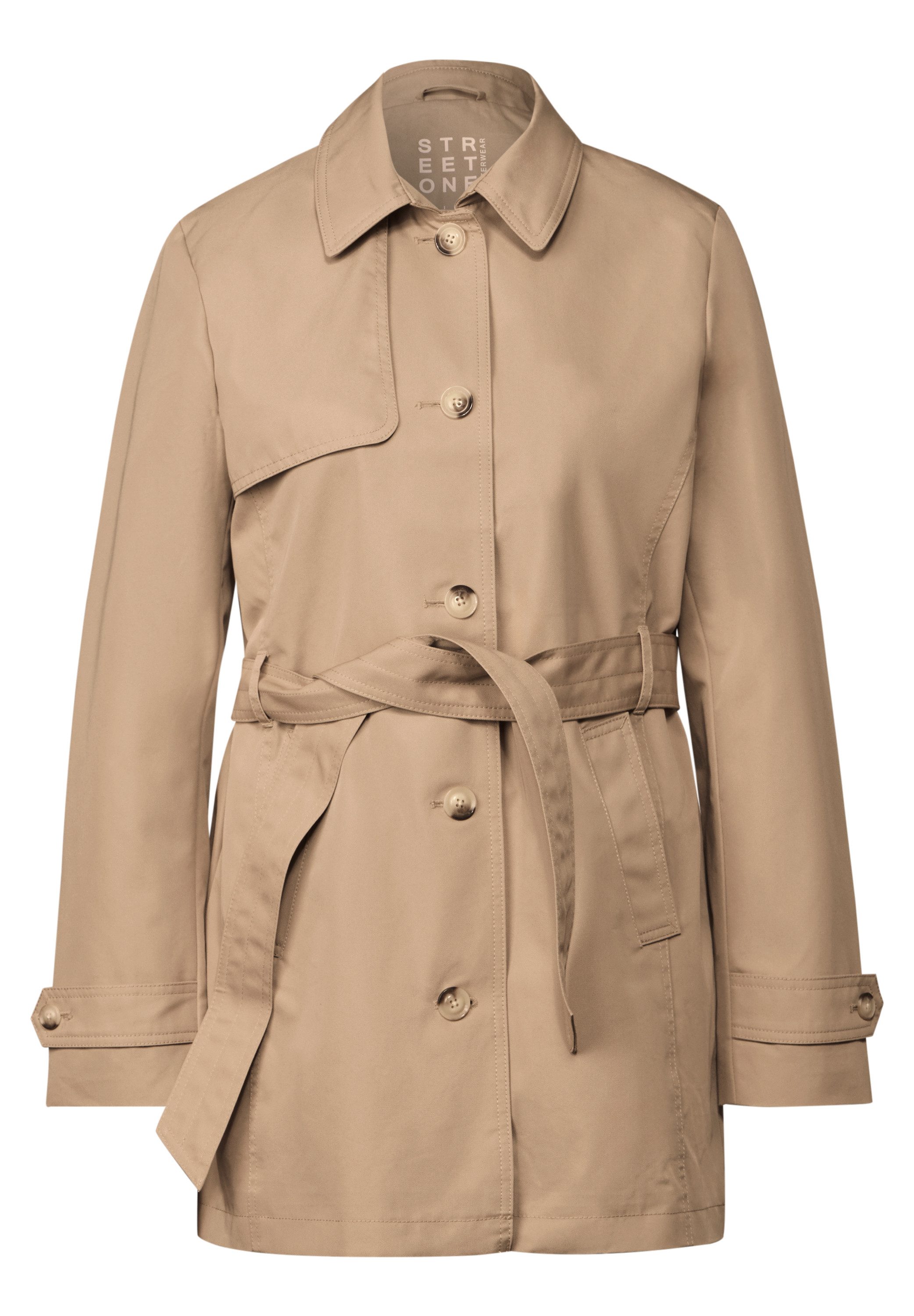 STREET ONE Trenchcoat met riem om te tailleren