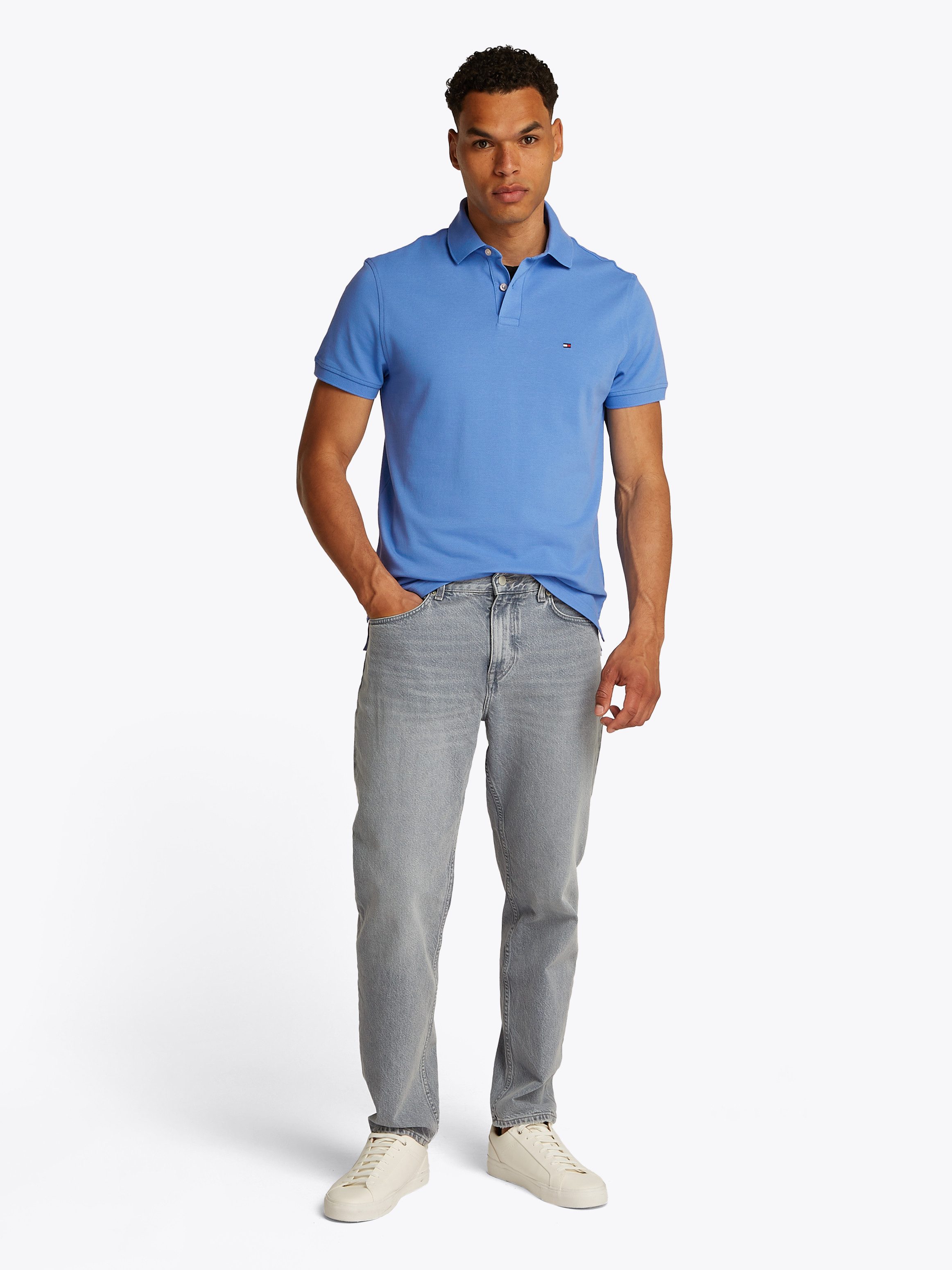 Tommy Hilfiger Poloshirt 1985 REGULAR POLO met contraststrepen in de kraag