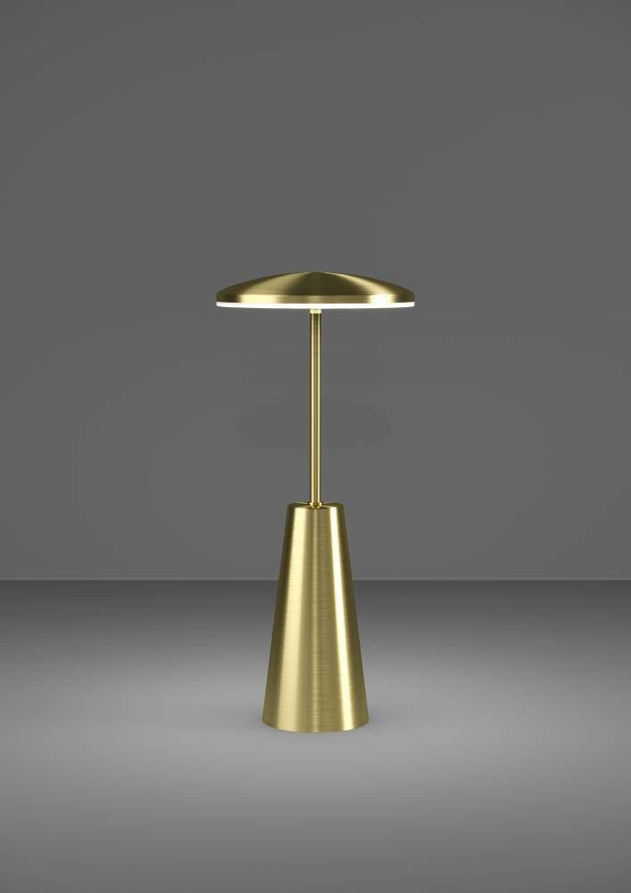 EGLO Tafellamp Piccola dimmbare nachttafellamp, metaal in messing, lamp voor balkon, ip54 (1 stuk)