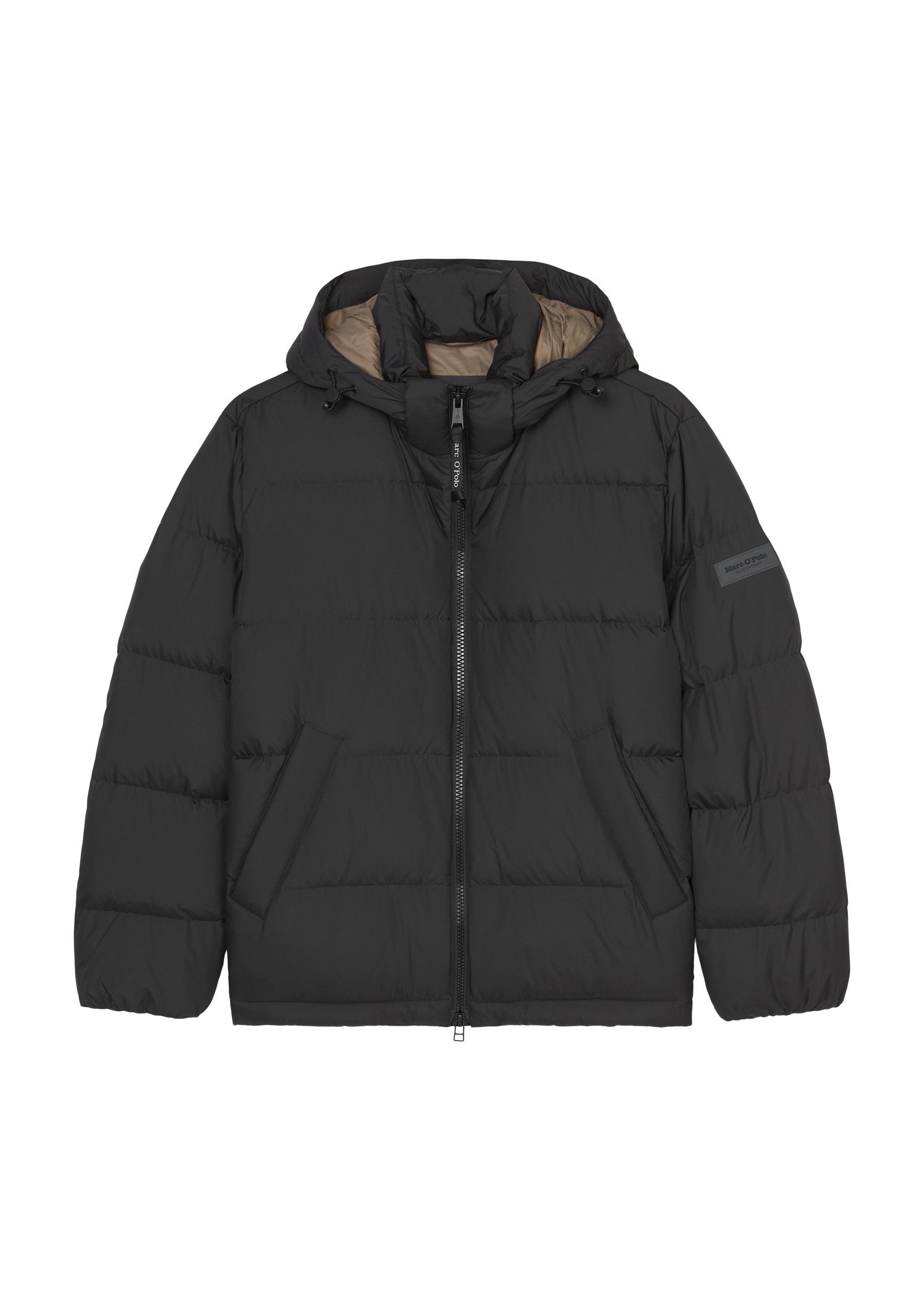Marc O'Polo Winterjack met capuchon en veel details