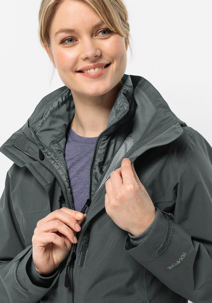 Jack Wolfskin Functioneel 3-in-1-jack LUNTAL 3IN1 JKT W