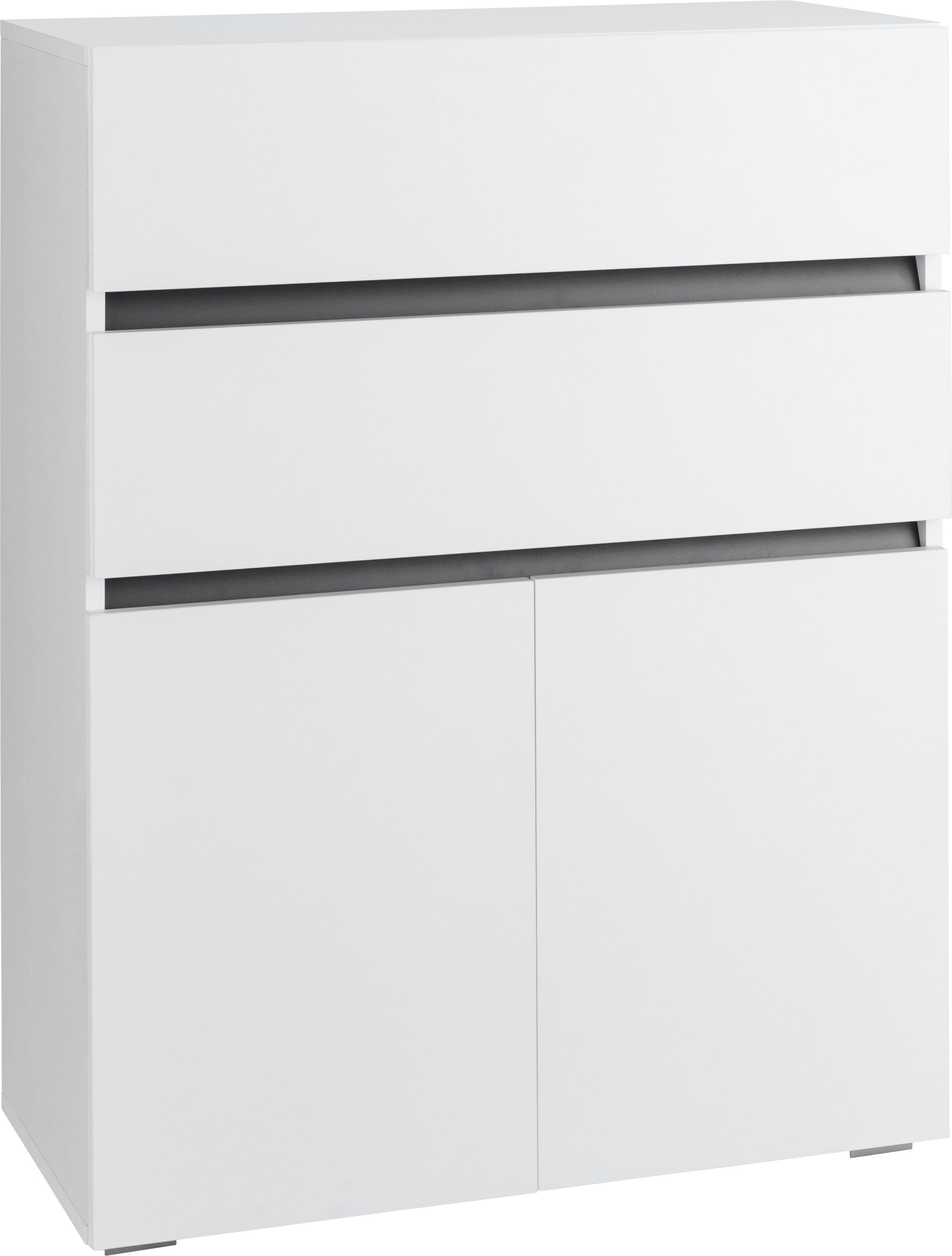 Home affaire Halfhoge kast Wisla Hoogte 98 cm, met deuren en lades