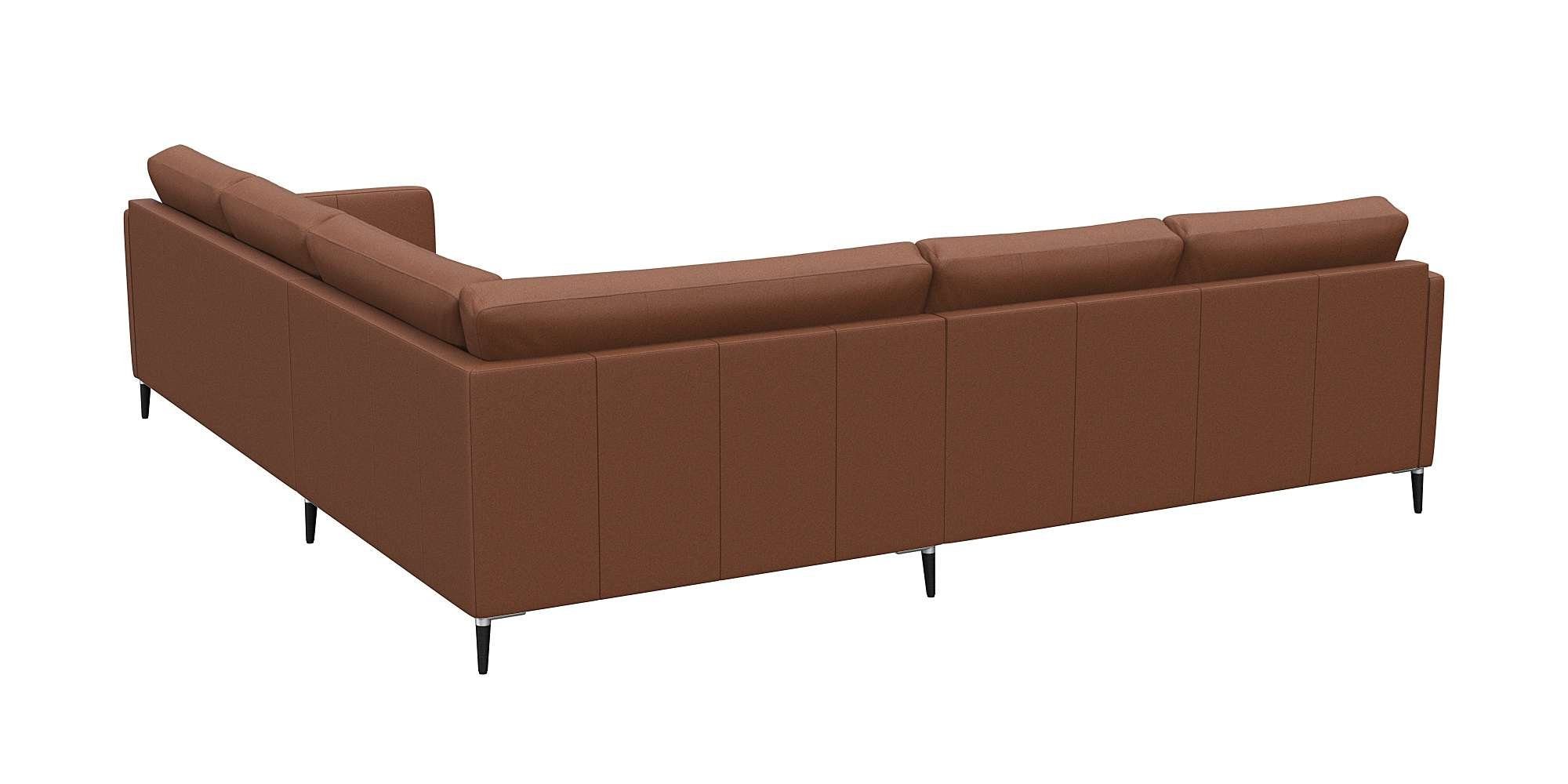 FLEXLUX Hoekbank Fiore, L-vorm, comfortabel en aangenaam door hoogwaardige zitopbouw