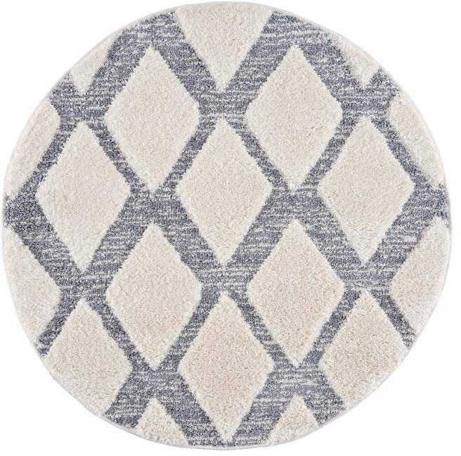 Carpet City Hoogpolig vloerkleed Focus 4497 Boho-tapijt, hoog-laag patroon / 3D-effect, voor woonkamer, slaapkamer