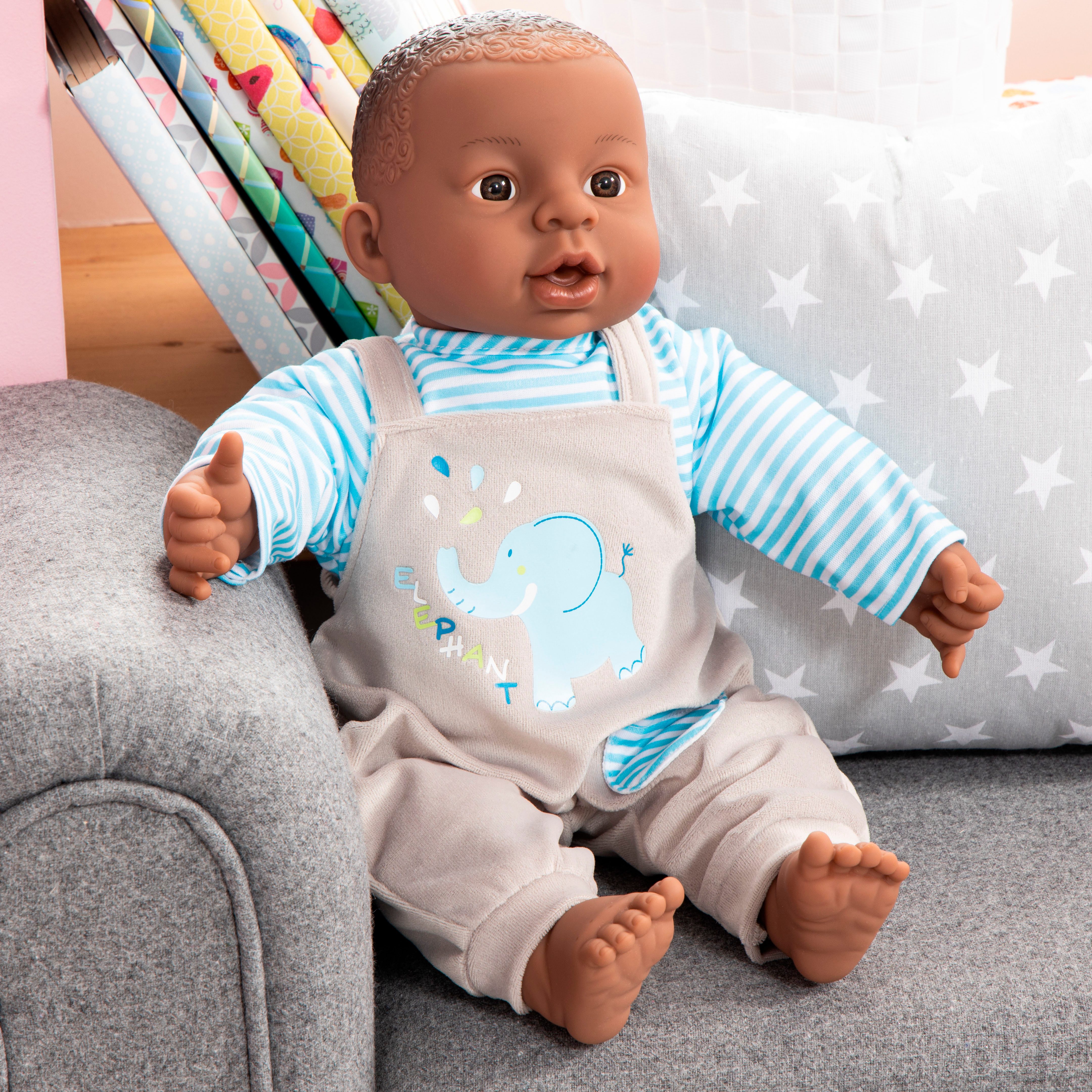 Bayer Babypop Interactieve Baby Jongentje, 40 cm