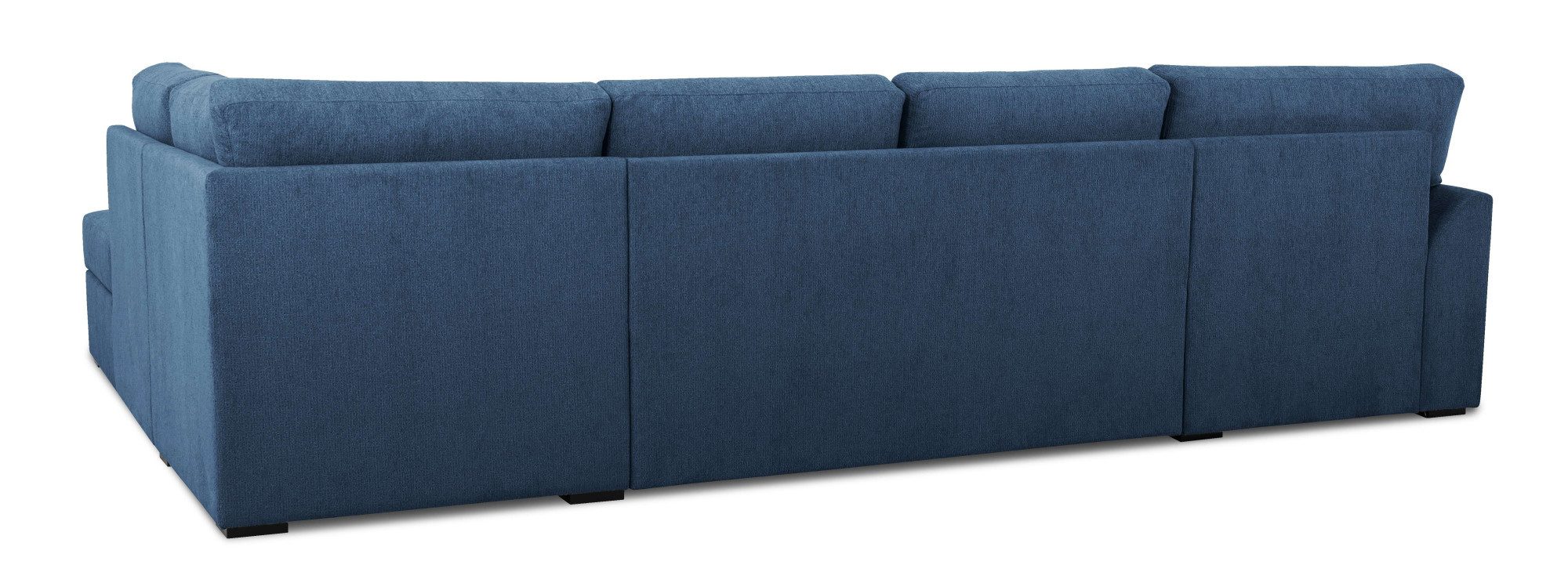 Home affaire Zithoek Citry Breedte 309 cm, chenille, bedfunctie, bedlade, U-vorm
