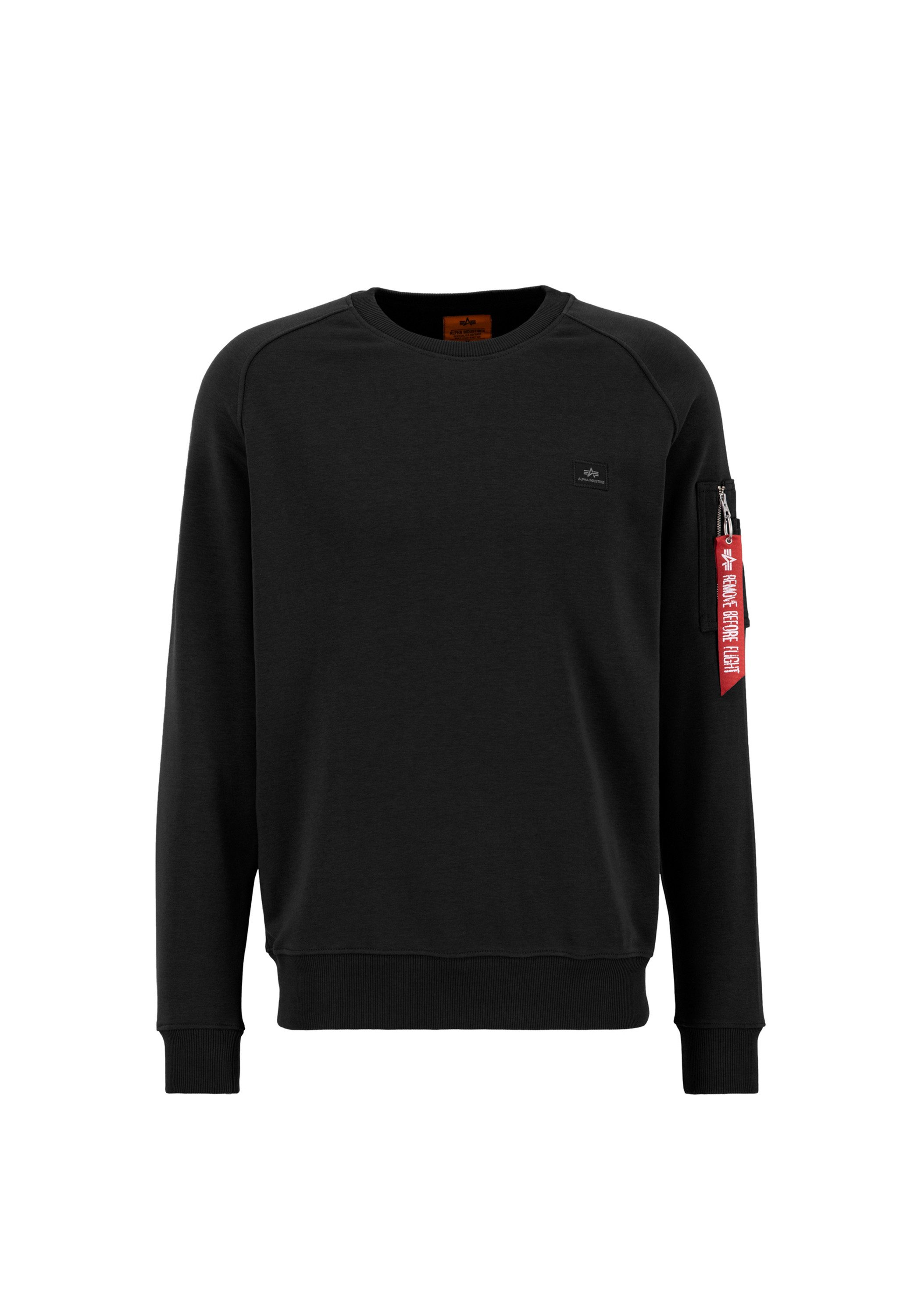 Alpha Industries Sweater Alpha Industries Men - Sweatshirts X-Fit Sweat heren sweaters maat XXS zwart