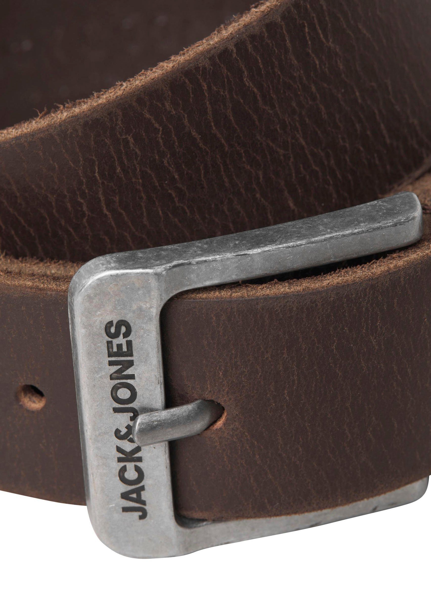 Jack & Jones Leren riem JACROCK LEATHER BELT NOOS