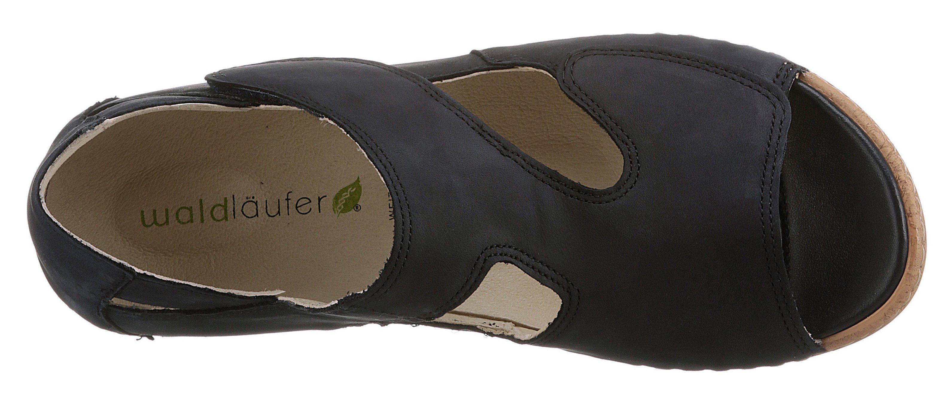 Waldläufer Sandalen HELIETT zomerschoen, sandaal, sleehak, met randstiksel, h-breedte