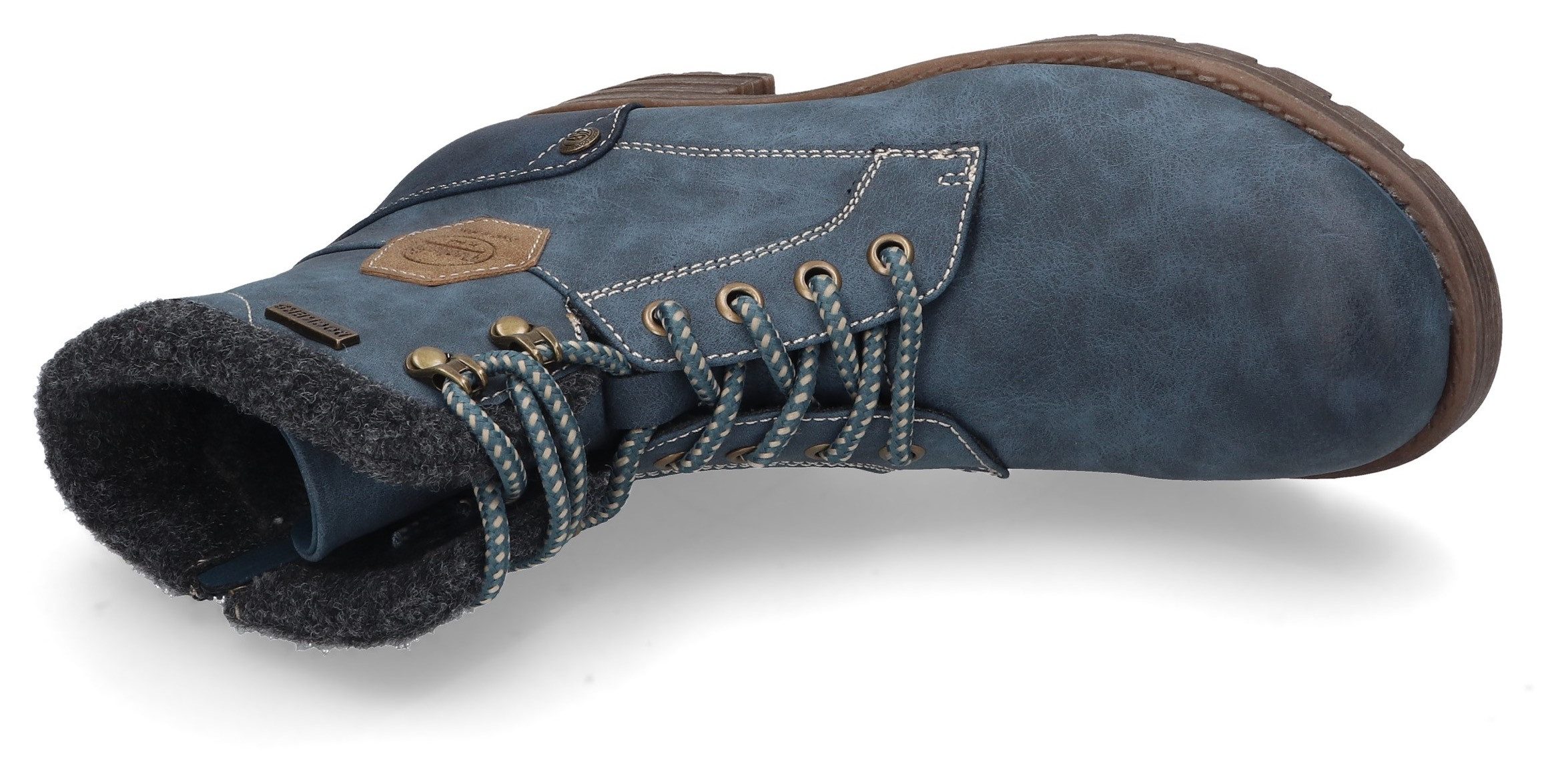 Dockers by Gerli Veterlaarsjes , veterschoenen, winterlaarzen met vilt aan de schacht