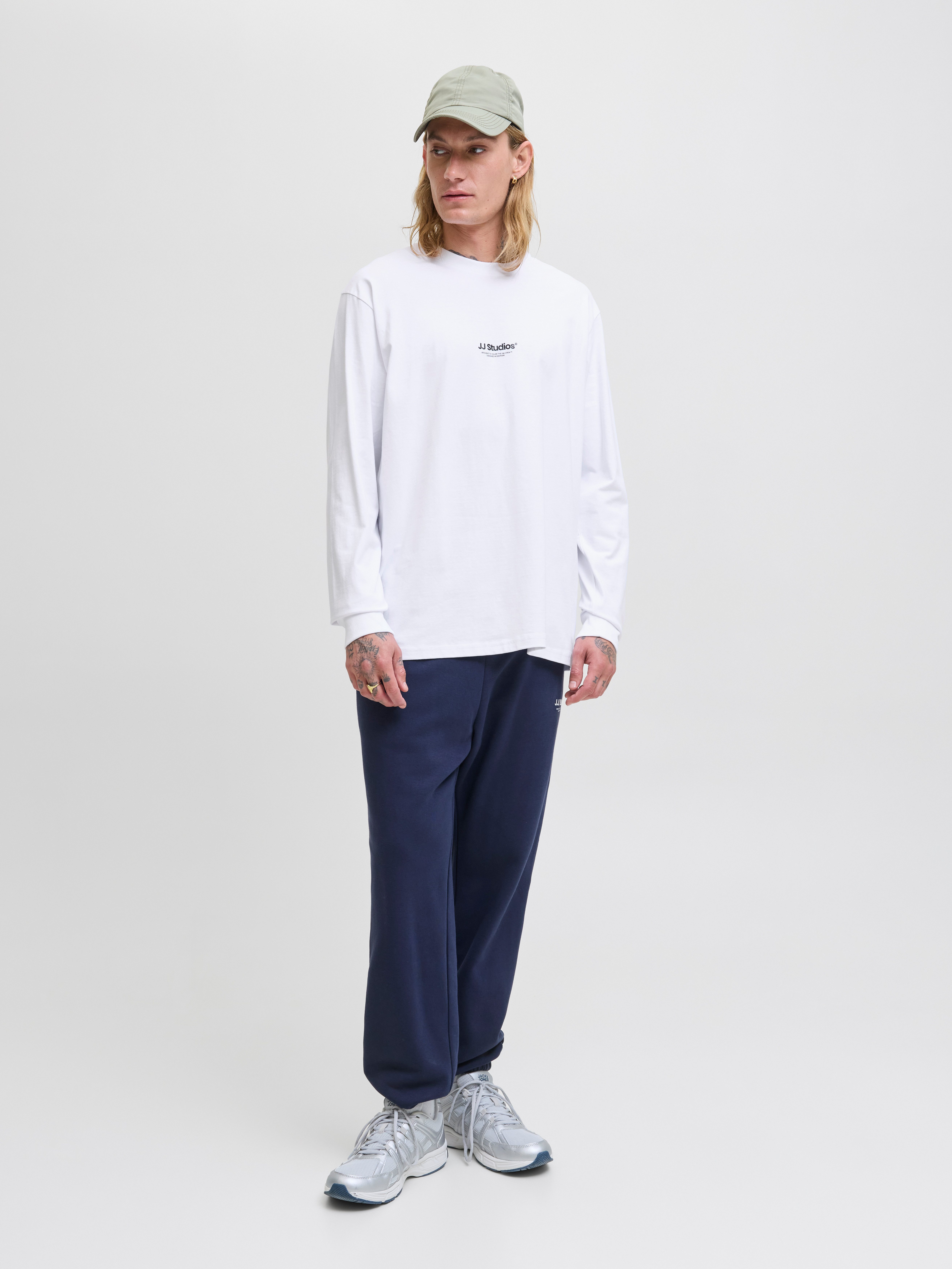 Jack & Jones Shirt met lange mouwen JJESOHO TEE LS CREW NECK NOOS