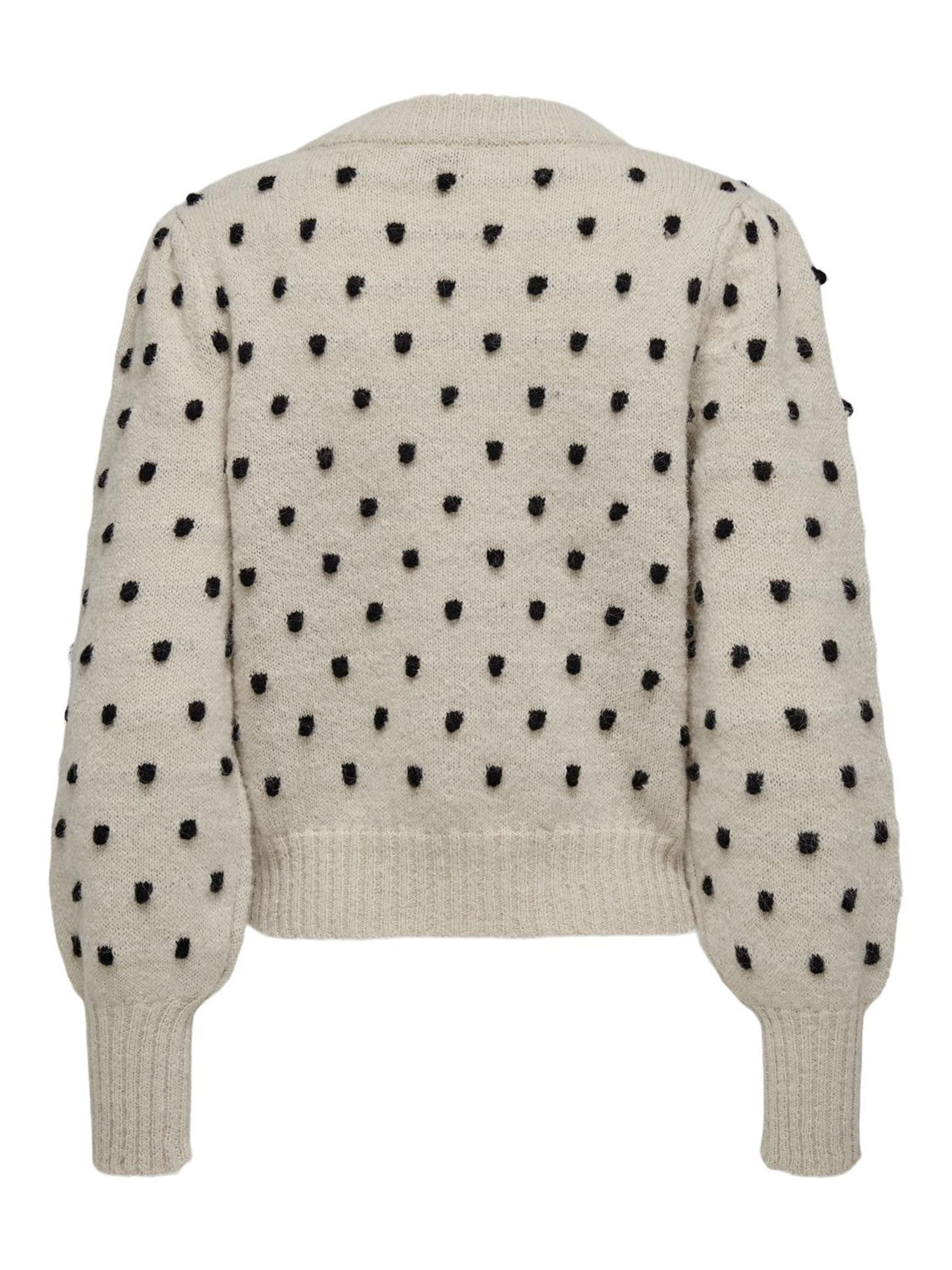JDY Trui met ronde hals JDYSIGRID LIFE L/S ON PUFF PULL KNT NOOS