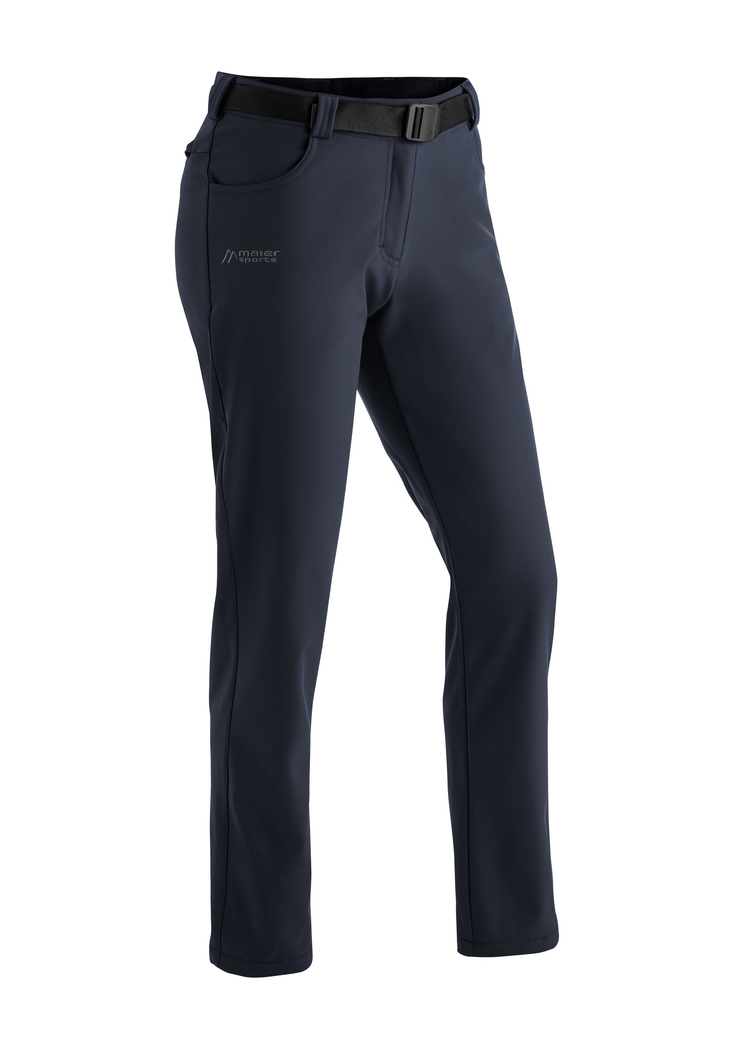 Maier Sports Functionele broek Perlit W Warme, robuuste softshell-broek, elastisch