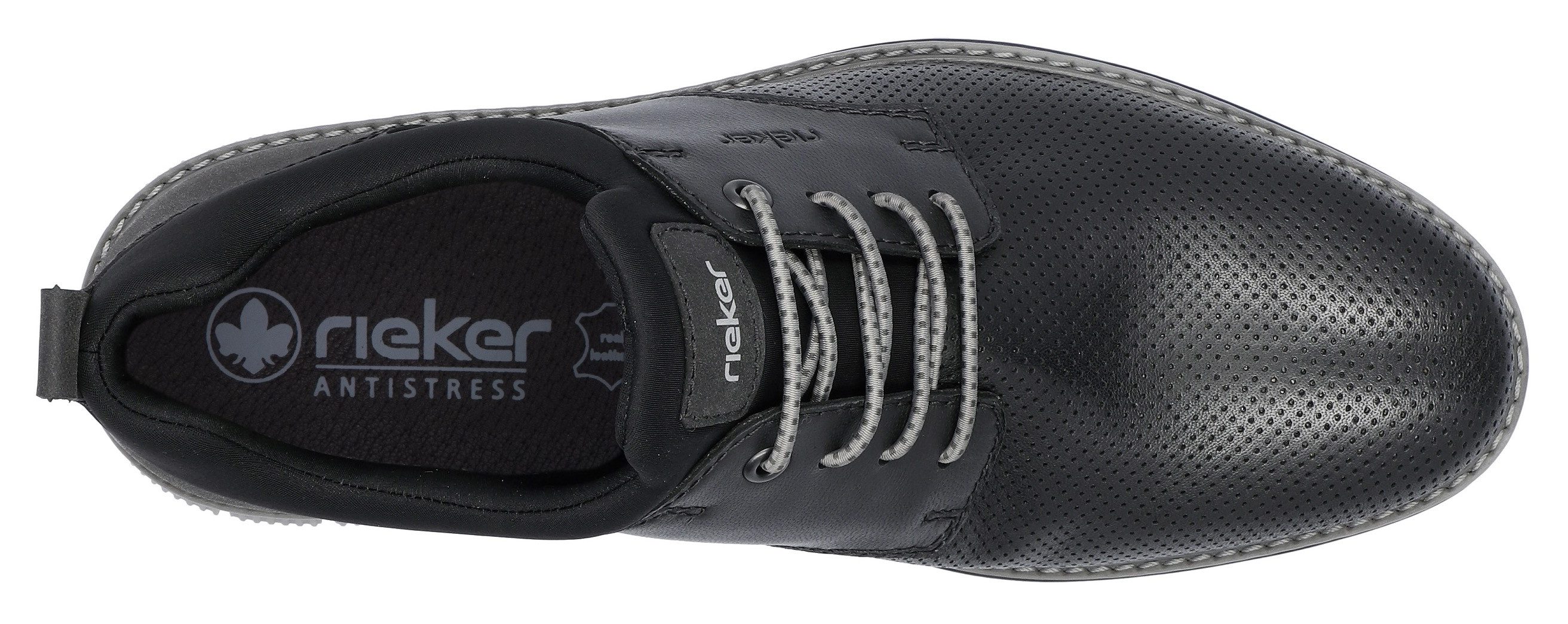 Rieker Slip-on sneakers Business schoen, slipper, feestdagsschoen met elastische veters