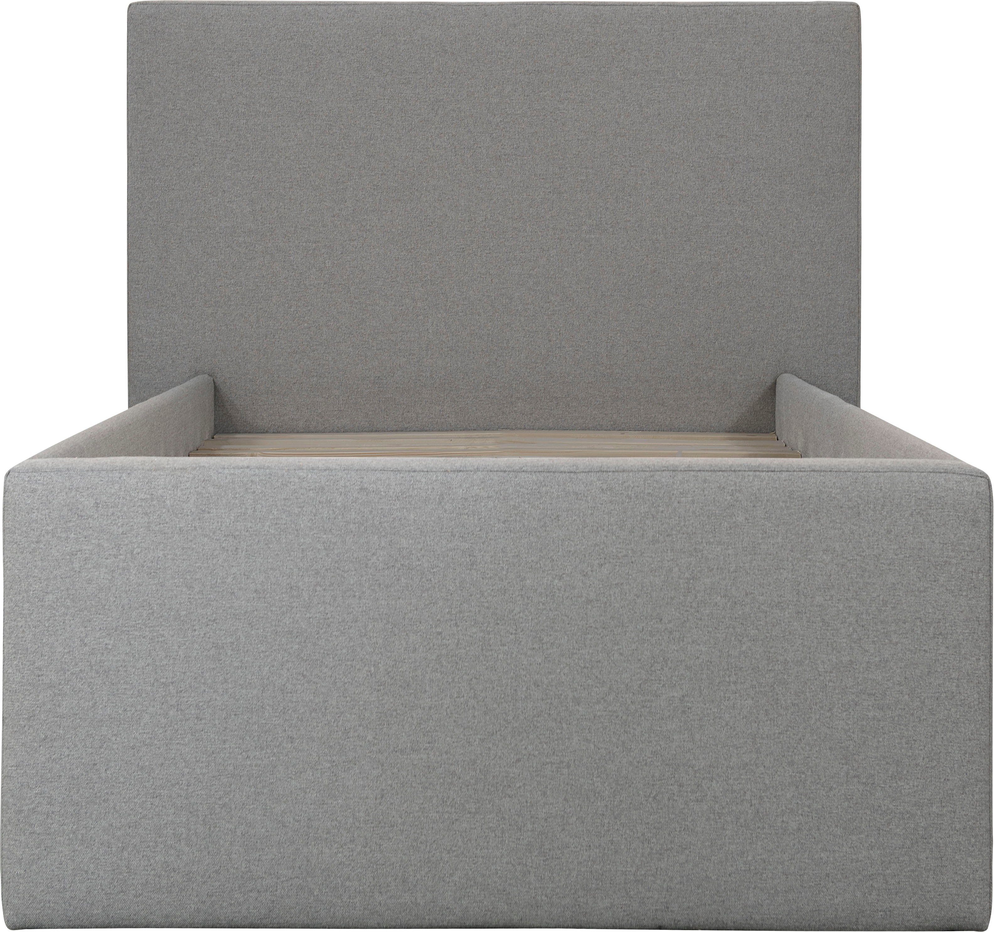 INOSIGN Gestoffeerd bed DALINA rechtlijnig hoofdbord, in 5 breedten, ook in 220 cm lengte