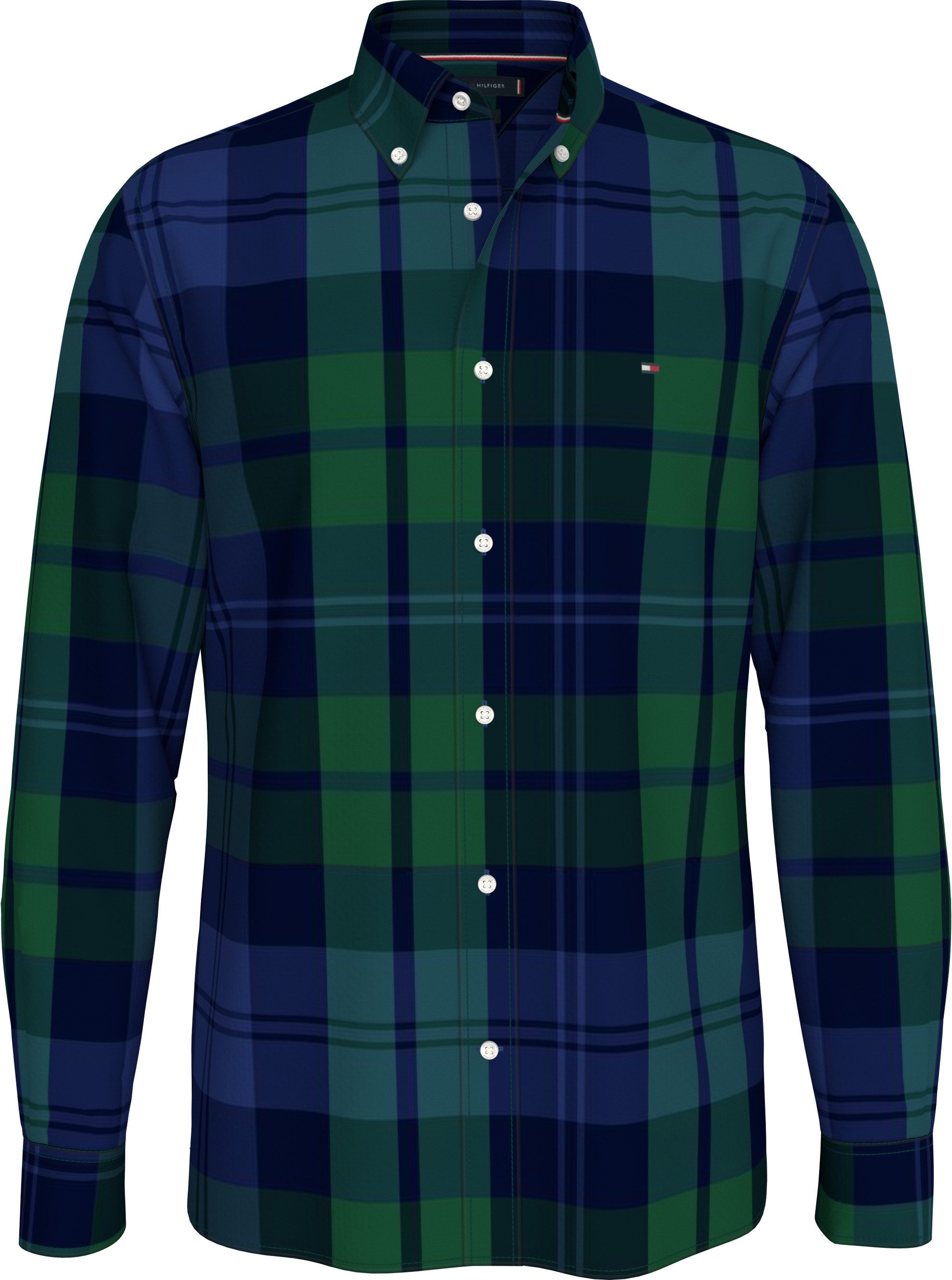 Tommy Hilfiger Overhemd met lange mouwen OXFORD BLACKWATCH CHK RF SHIRT