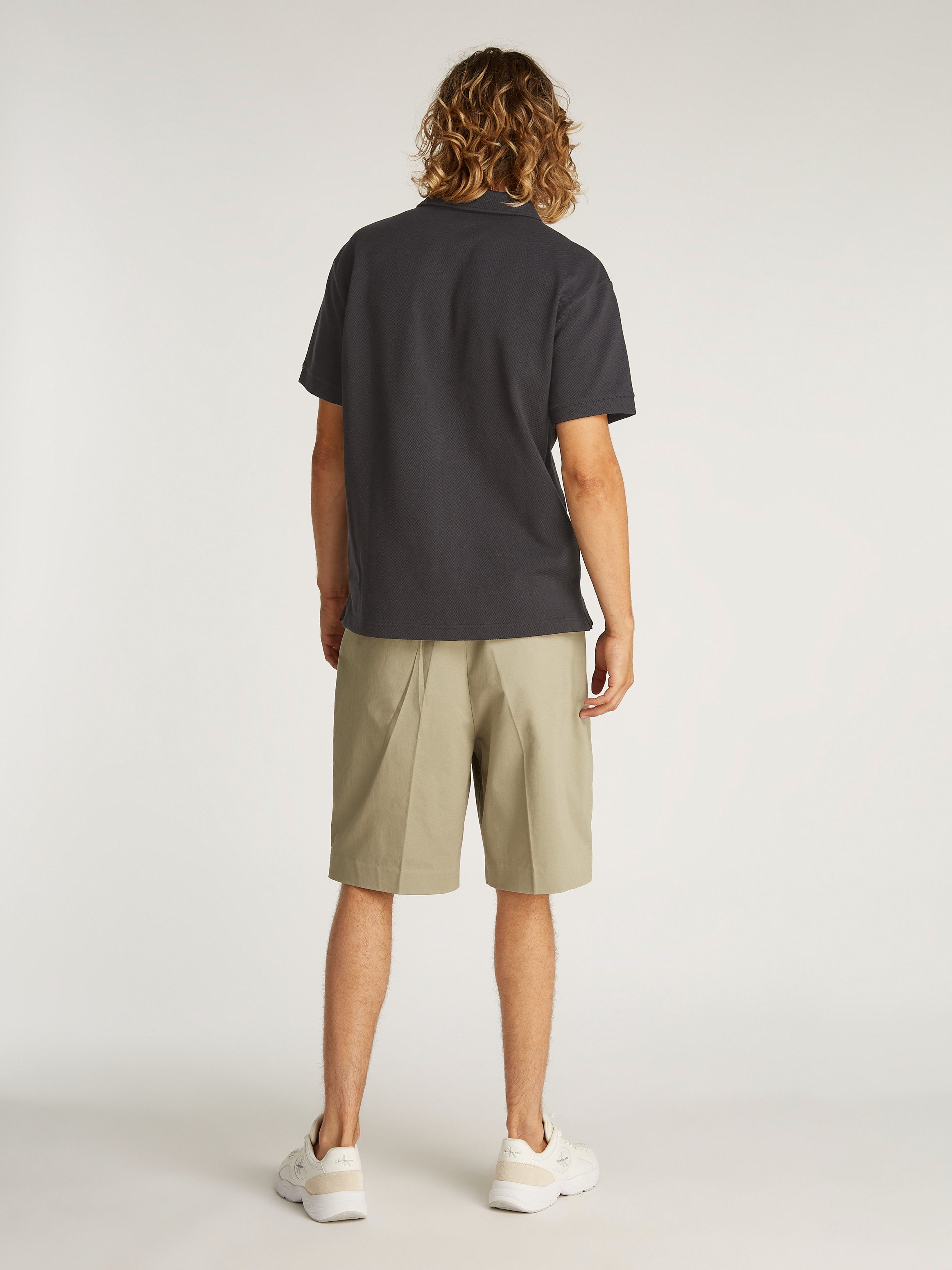 Calvin Klein Poloshirt WOVEN LABEL POLO