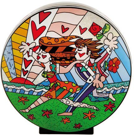 Goebel Tafelvaas Romero BRITTO Vallen Vaas van porselein, hoogte ca. 30 cm (1 stuk)