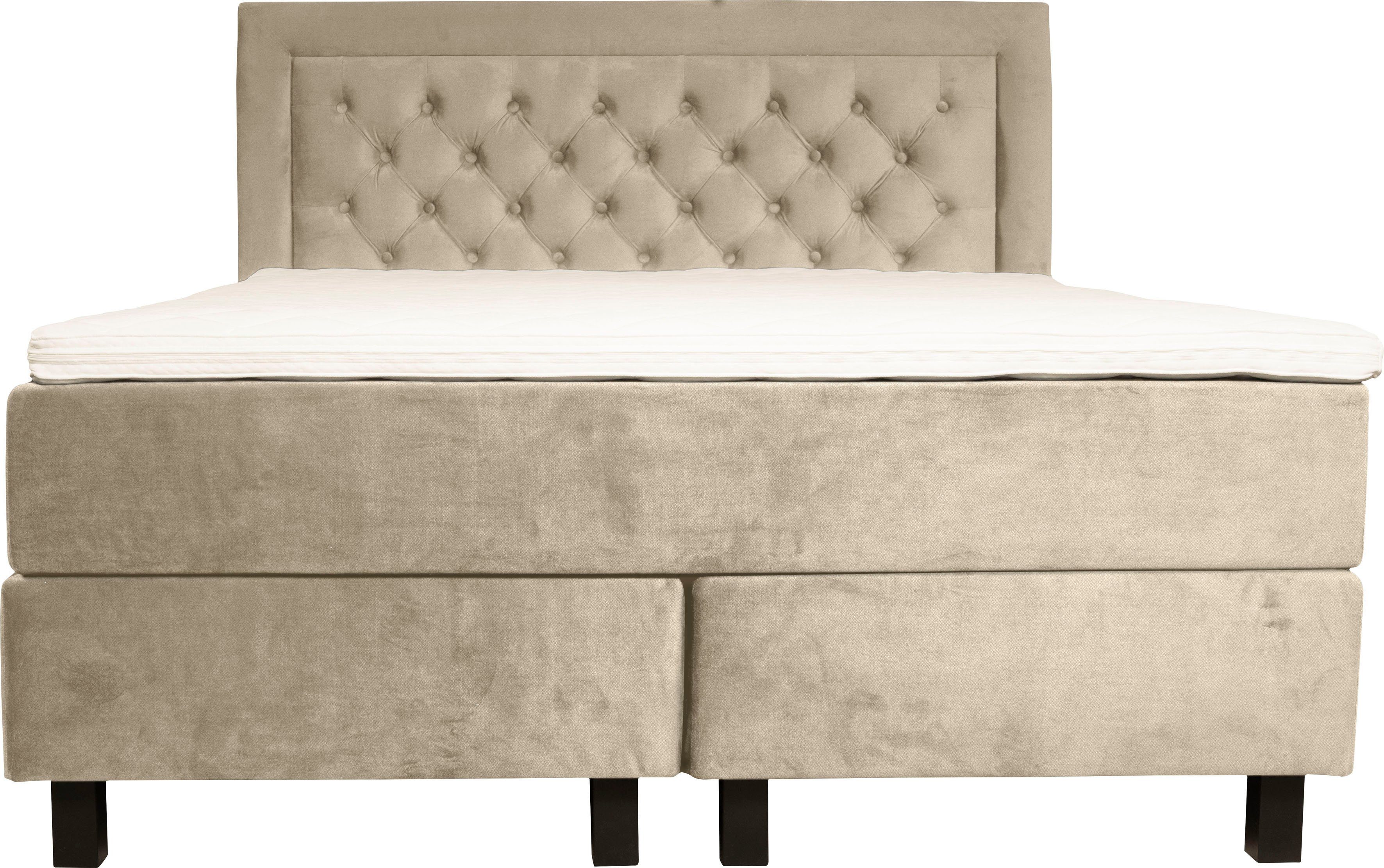 Leonique Boxspring JEANNE incl. topmatras met pocketveringsmatras
