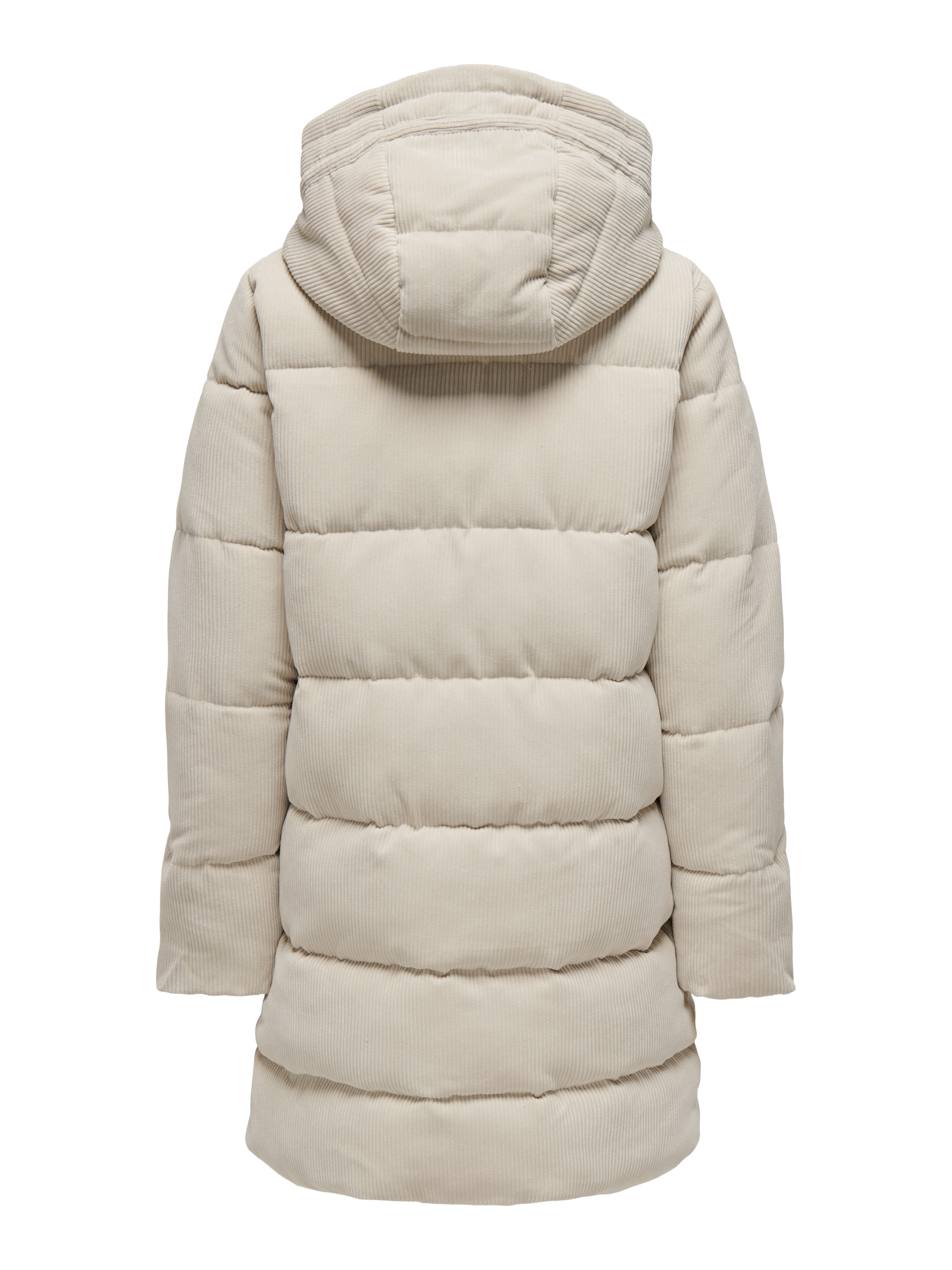 Only Gewatteerde jas ONLDOLLY LONG CORDUROY PUFFER OTW