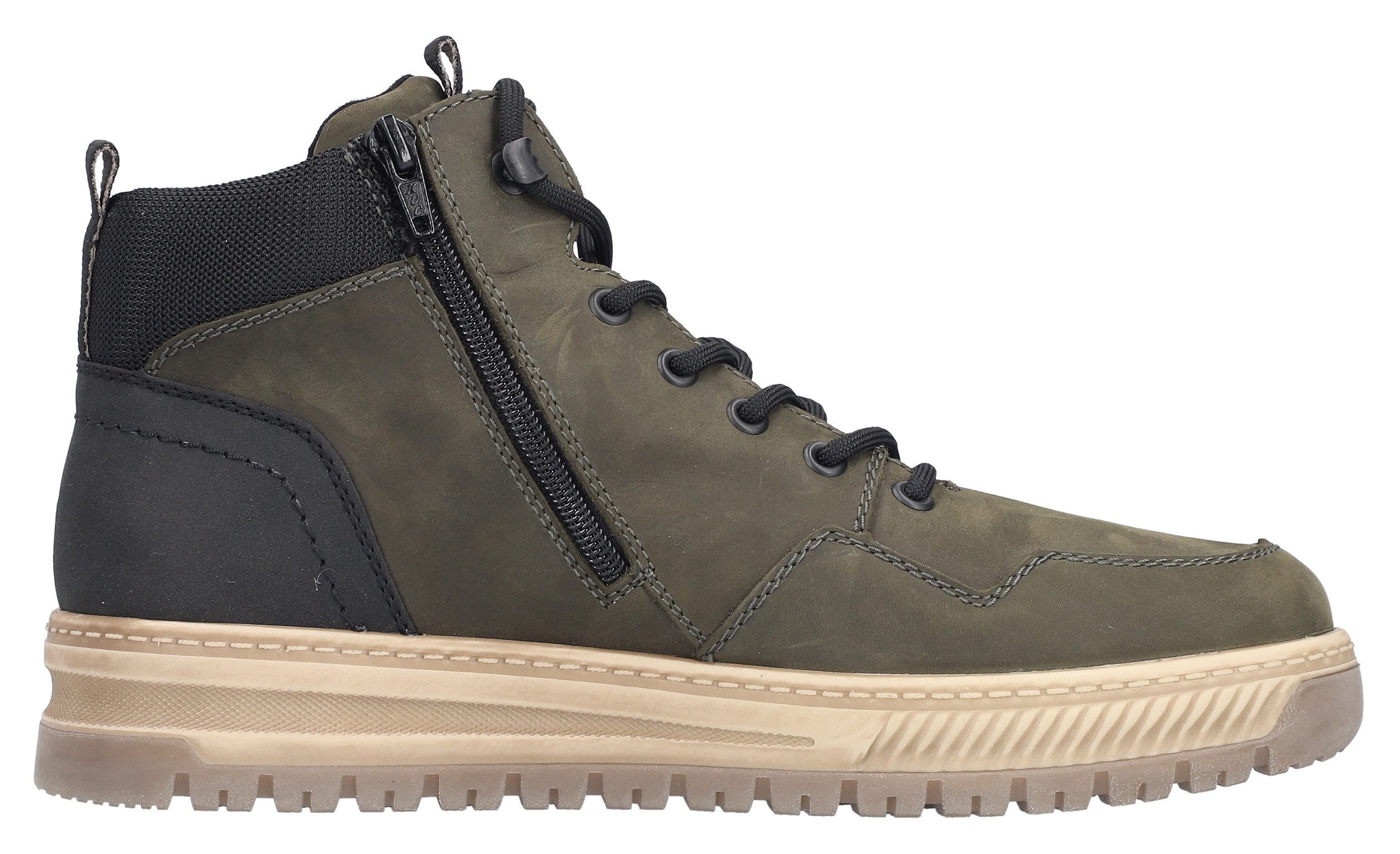 Rieker Veterschoenen Outdoorlaarzen, sneakerboots, TEX-membraan, met binnenritssluiting