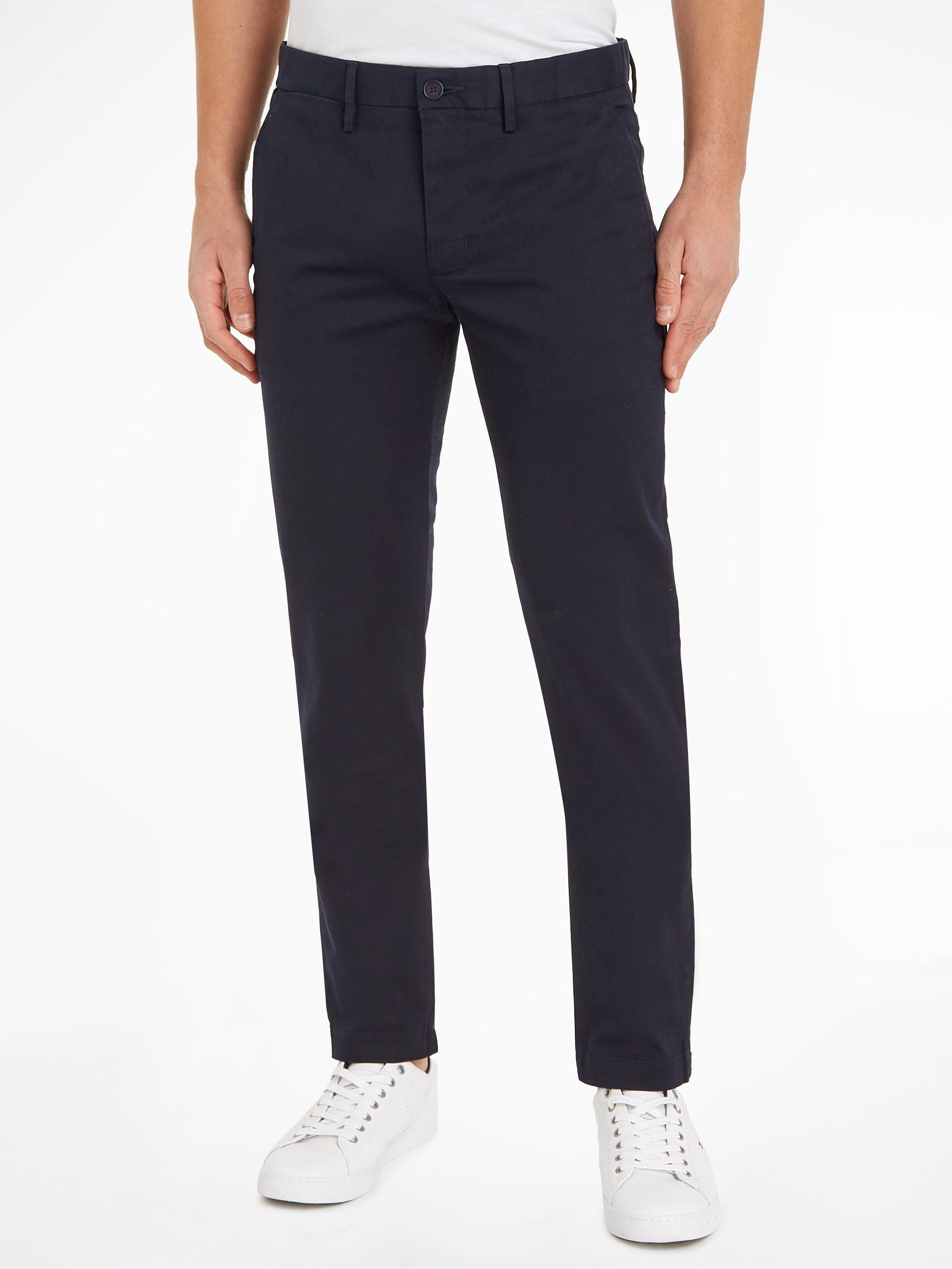 Tommy Hilfiger Chino Bleecker 1985 PIMA CO heren chino's maat 31 blauw