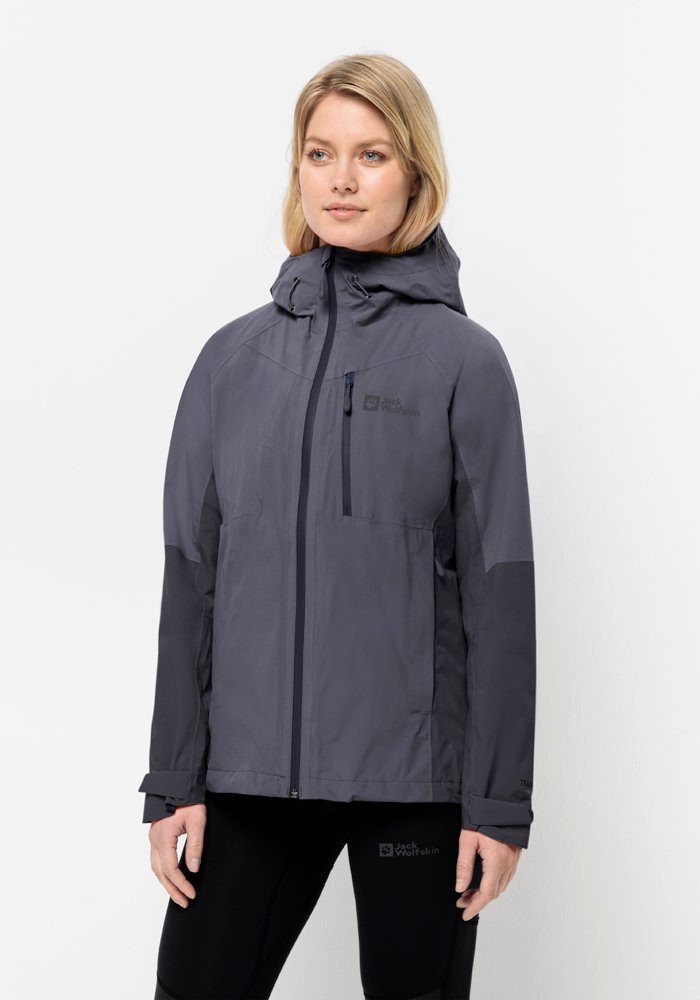Jack Wolfskin Functioneel jack EAGLE PEAK 2L JKT W dames jassen maat M (38/40) grijs