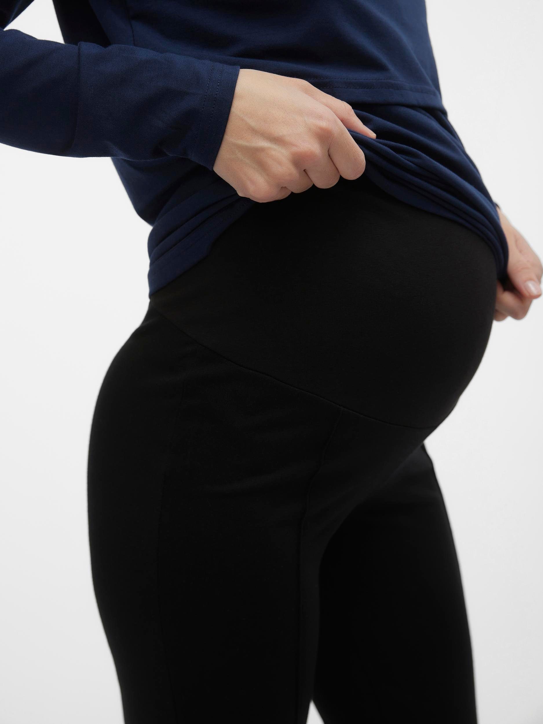 Mamalicious Stretch-zwangerschapsbroek MLLUNA JRS PINTUCK FLARE PANT A. NOOS