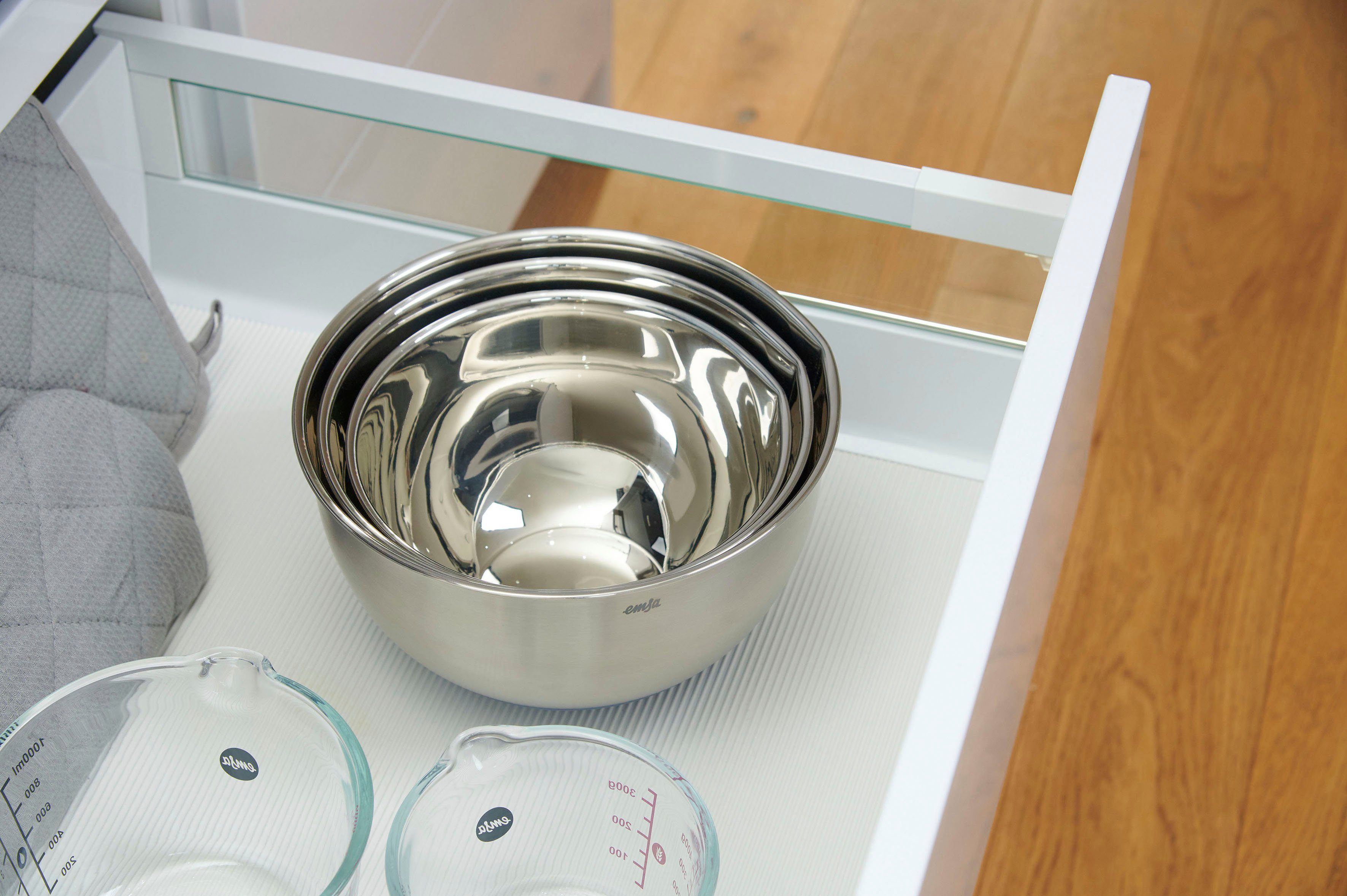 Emsa Mengkom Emsa K32720 Prep&Bake 20 cm antislip bodem, gietlip voor nauwkeurig gieten (1-delig)