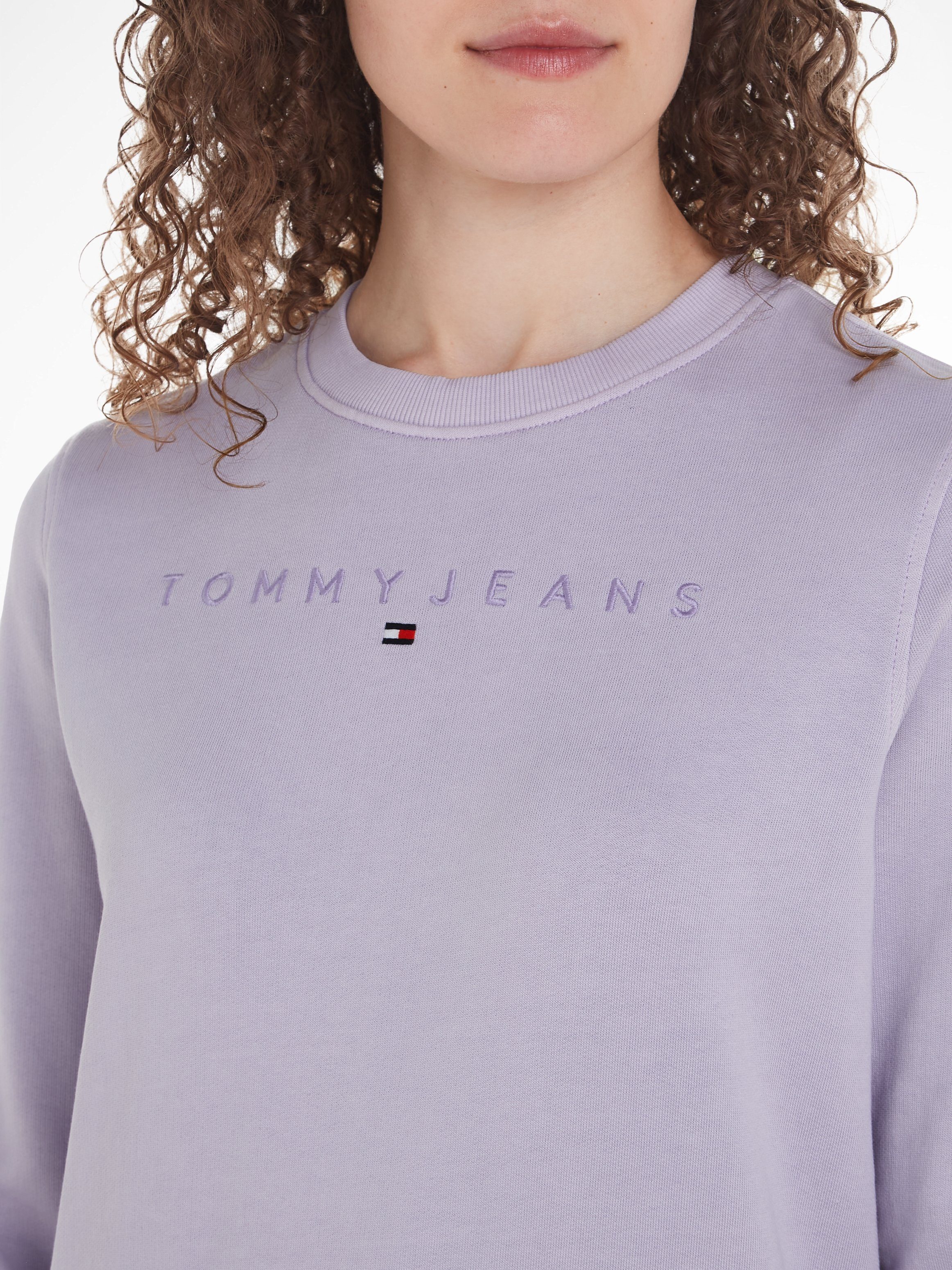 TOMMY JEANS Sweatshirt TJW REG TONAL LINEAR CREW met -logo-opschrift