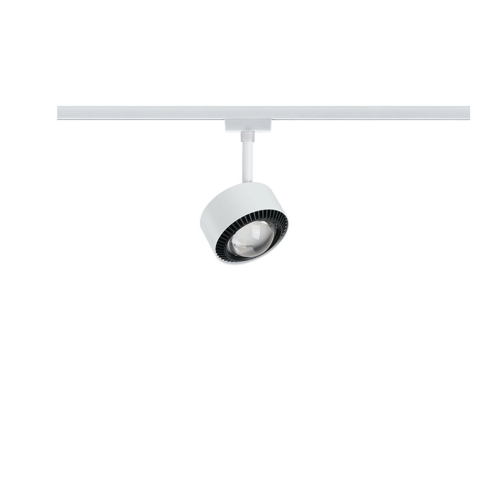 Paulmann Railsysteem-lampen URail rail spot Aldan Enkelspot 498lm 8W 2700K 230V Wit, Zwart