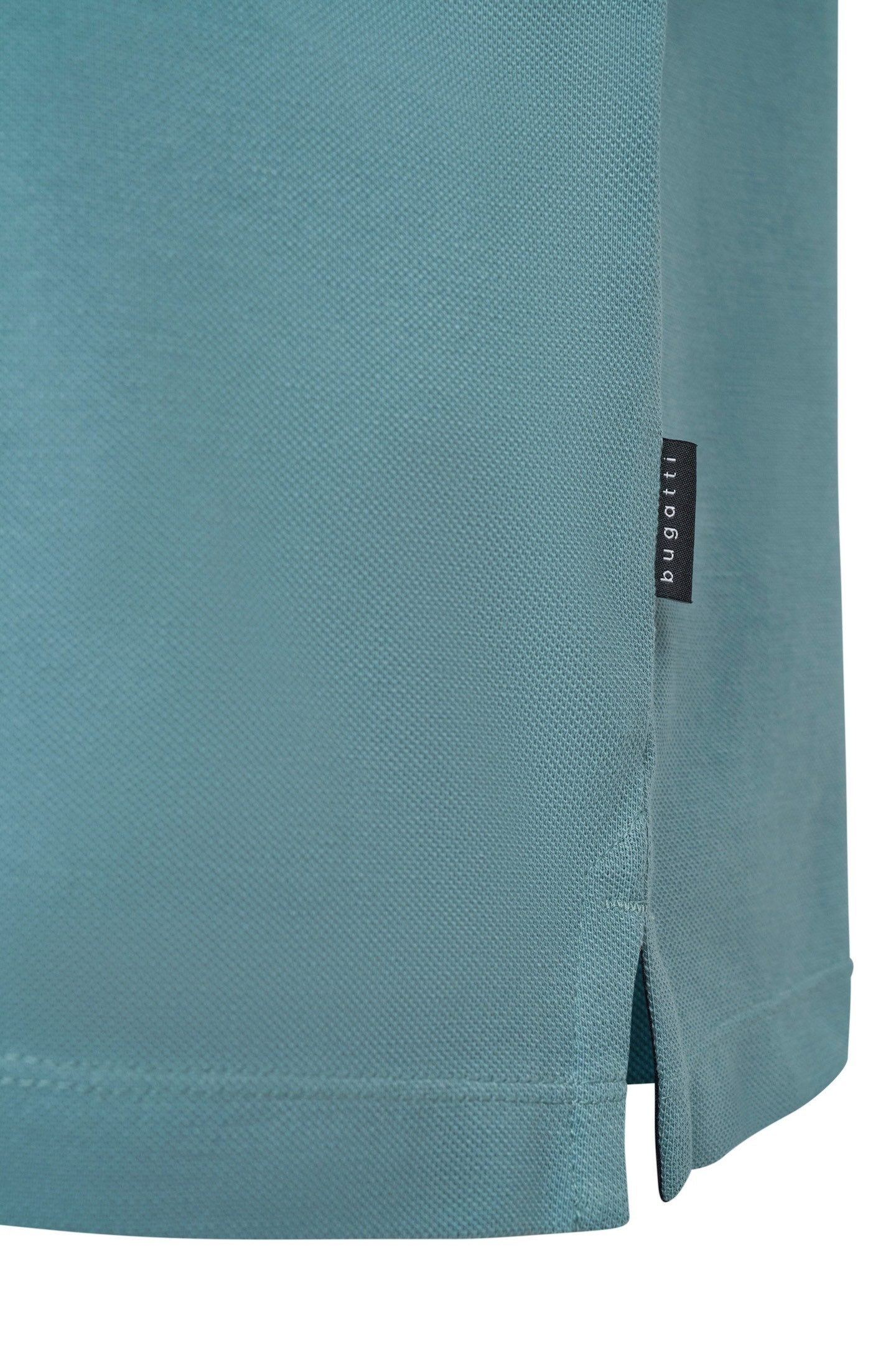 Bugatti Poloshirt met contraststrepen en borstborduursel